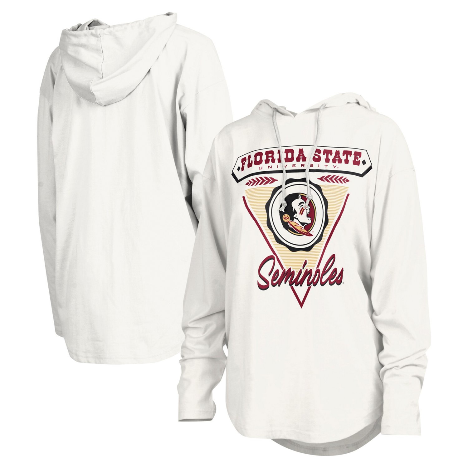 Pressbox Florida State Seminoles San Bruno Hoodie Long Sleeve T-Shirt