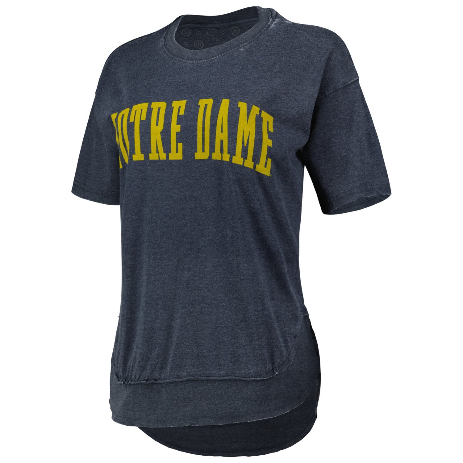 Pressbox Heather Notre Dame Fighting Irish Arch Poncho T-Shirt