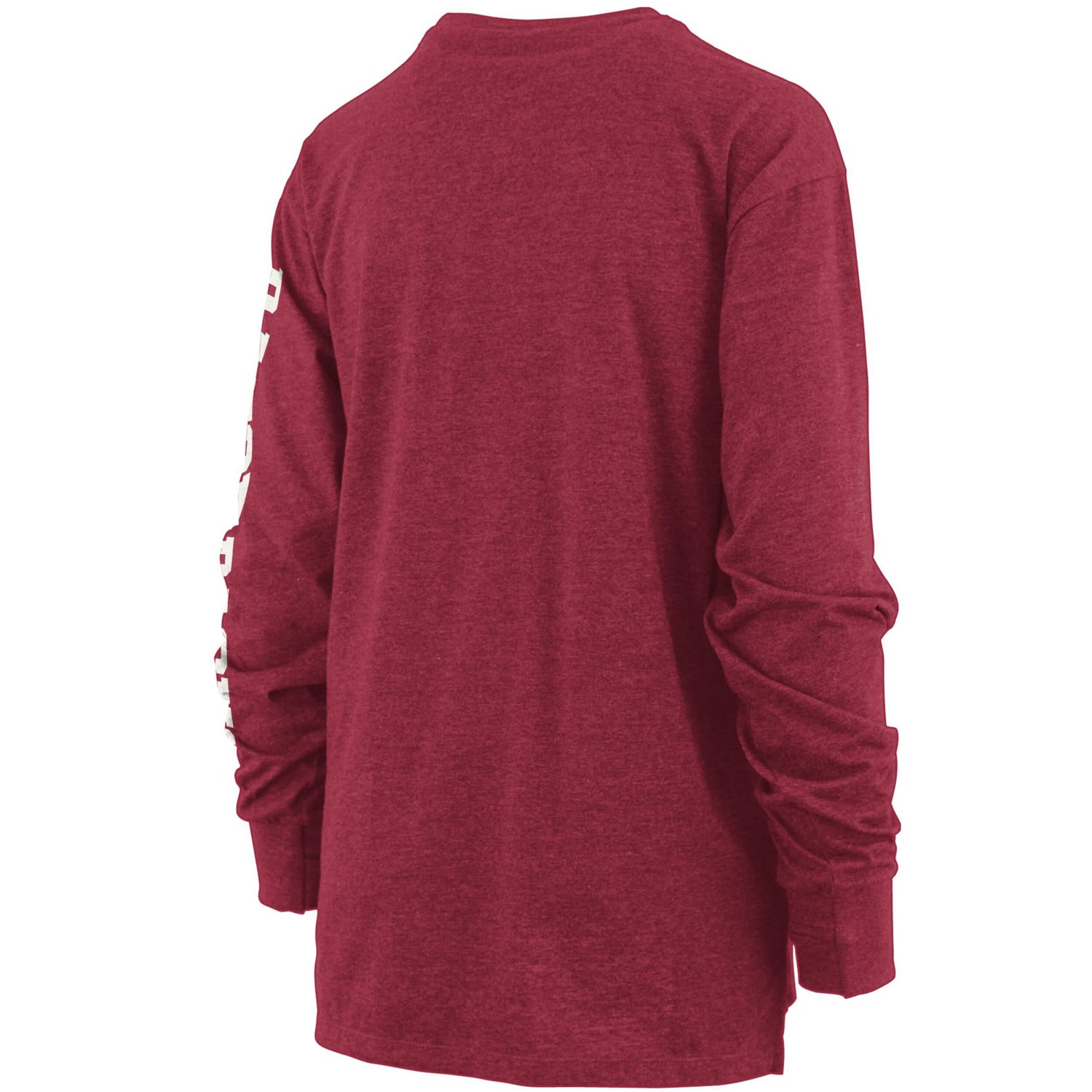 Pressbox Heathered Arkansas Razorbacks Two-Hit Canyon Long Sleeve T-Shirt - view number 3