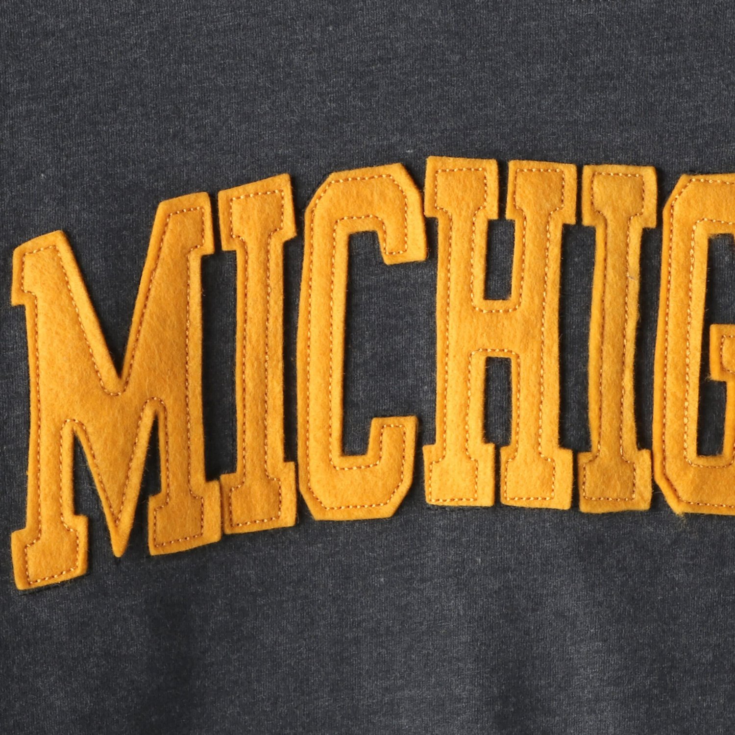 Pressbox Heathered Michigan Wolverines Two-Hit Canyon Long Sleeve T-Shirt - view number 3