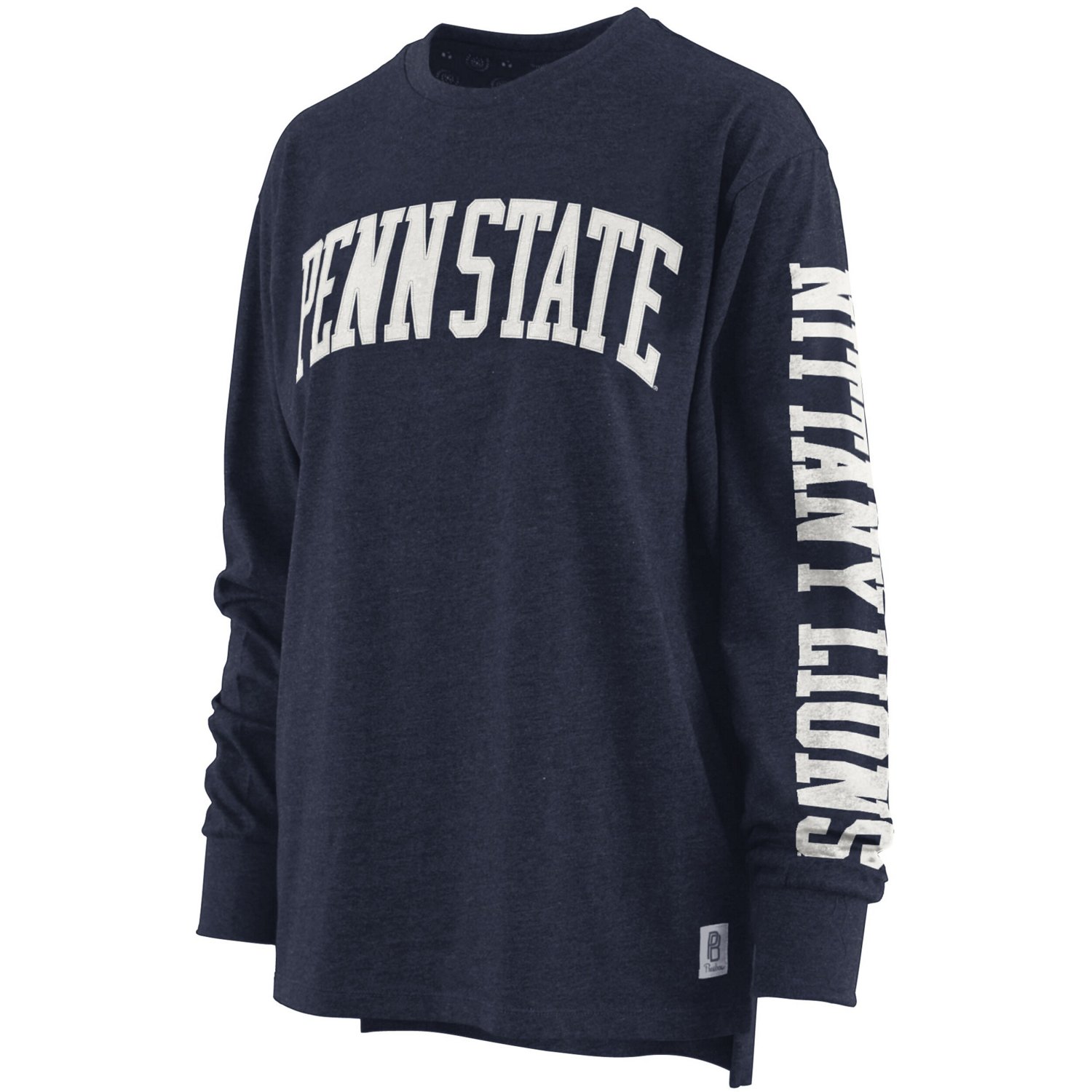Pressbox Heathered Penn State Nittany Lions Two-Hit Canyon Long Sleeve T-Shirt - view number 2