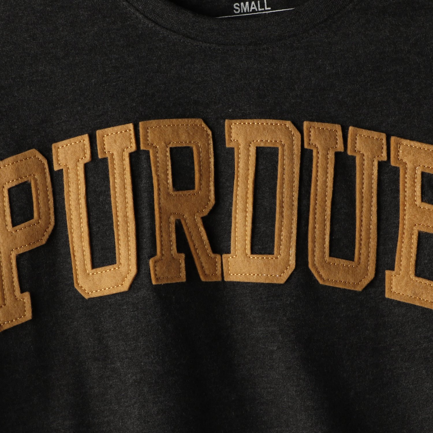 Pressbox Heathered Purdue Boilermakers Two-Hit Canyon Long Sleeve T-Shirt - view number 4
