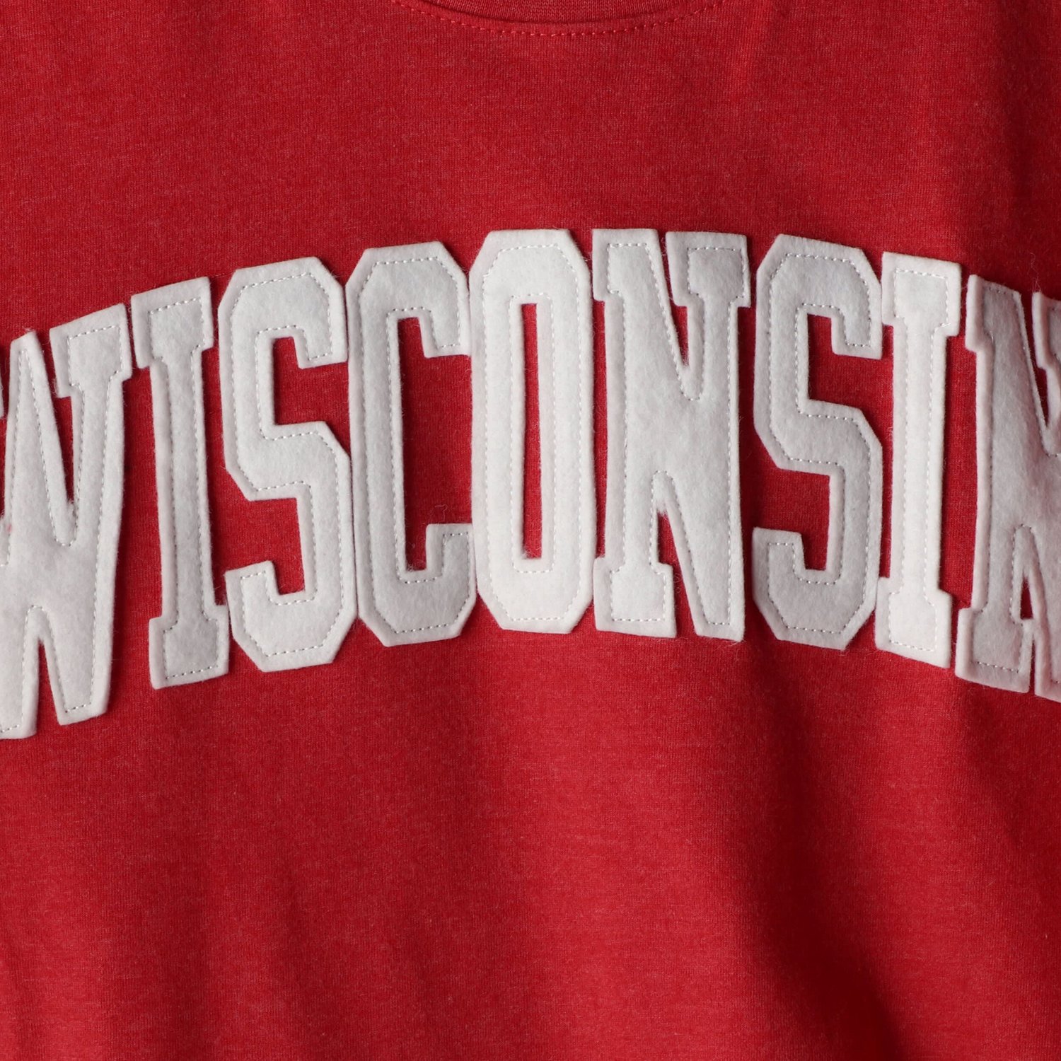 Pressbox Heathered Wisconsin Badgers Two-Hit Canyon Long Sleeve T-Shirt - view number 4