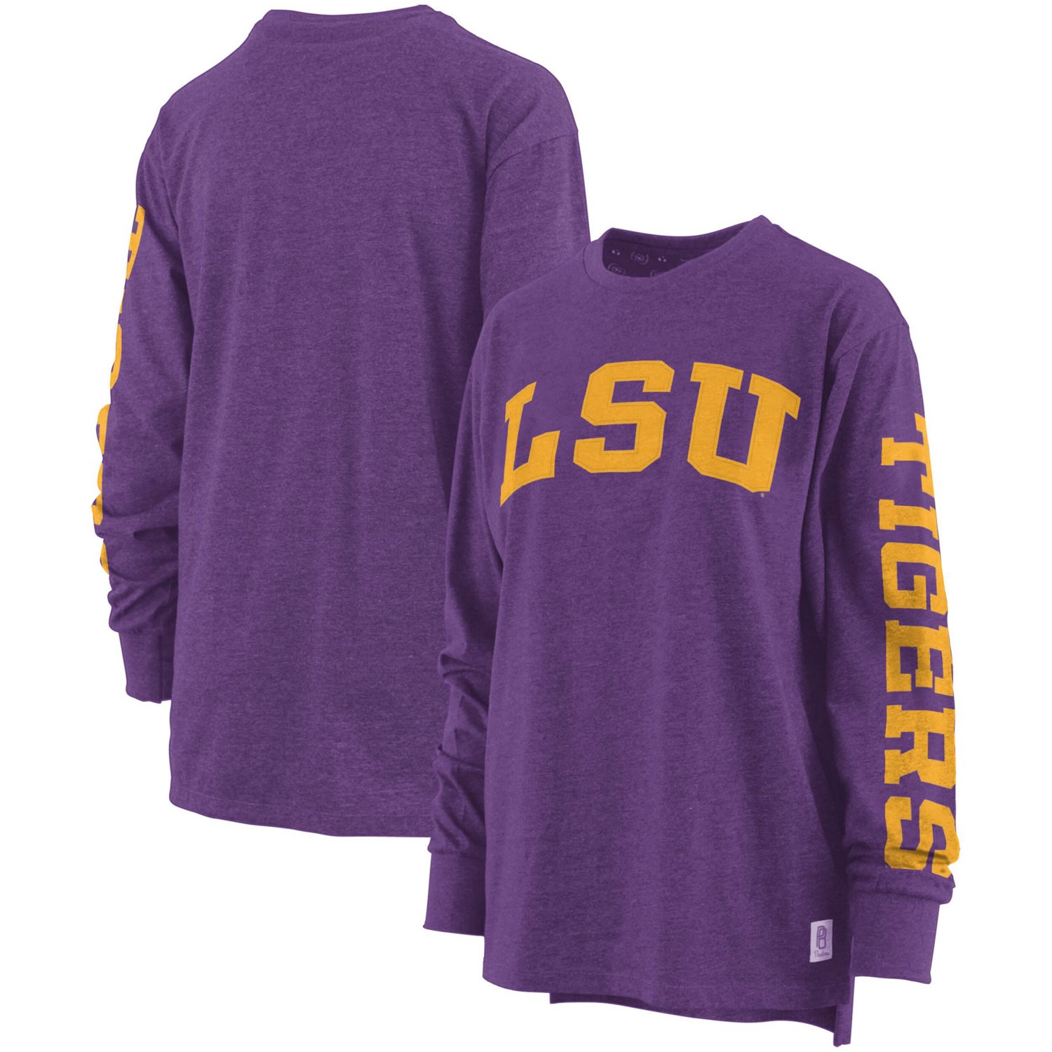 Pressbox LSU Tigers Plus Two-Hit Canyon Long Sleeve T-Shirt
