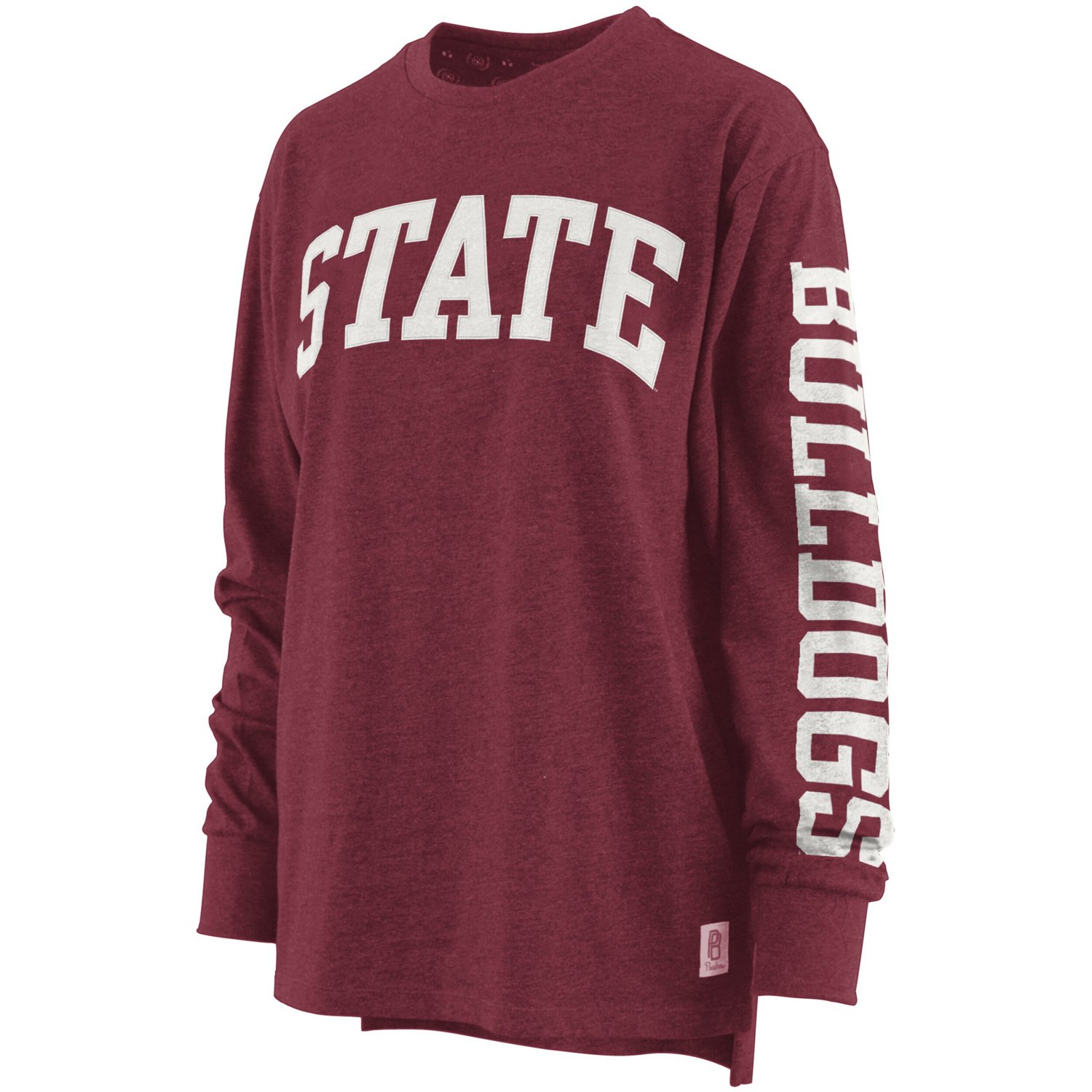 Pressbox Mississippi State Bulldogs Two-Hit Canyon Long Sleeve T-Shirt - view number 2