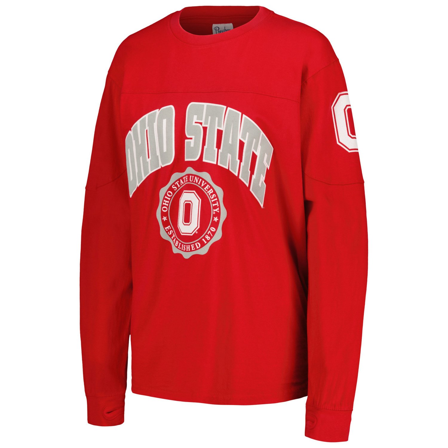 Pressbox Ohio State Buckeyes Edith Long Sleeve T-Shirt                                                                           - view number 2