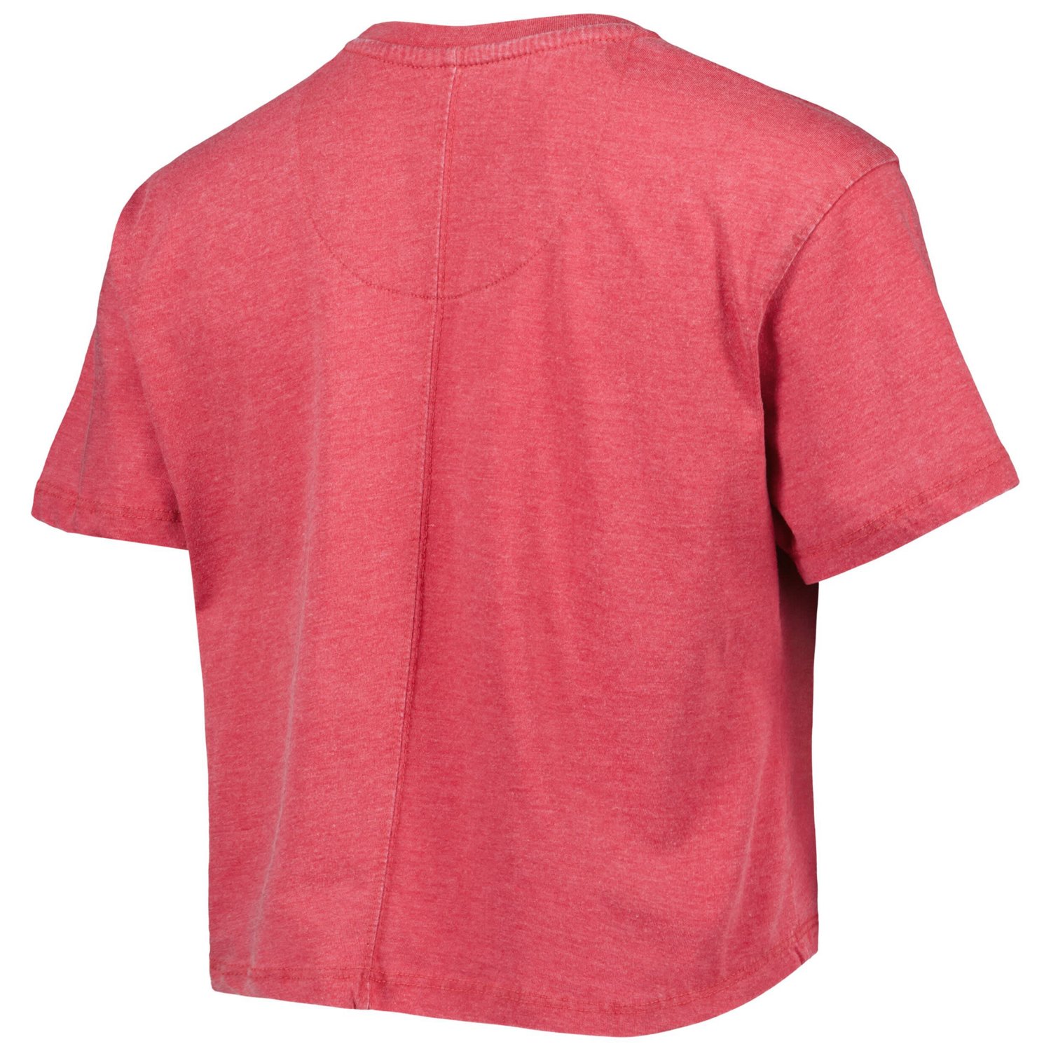 Pressbox Oklahoma Sooners Edith Vintage Burnout Crop T-Shirt - view number 3