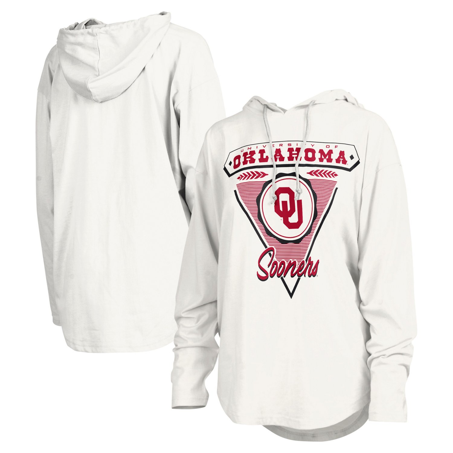 Pressbox Oklahoma Sooners San Bruno Hoodie Long Sleeve T-Shirt