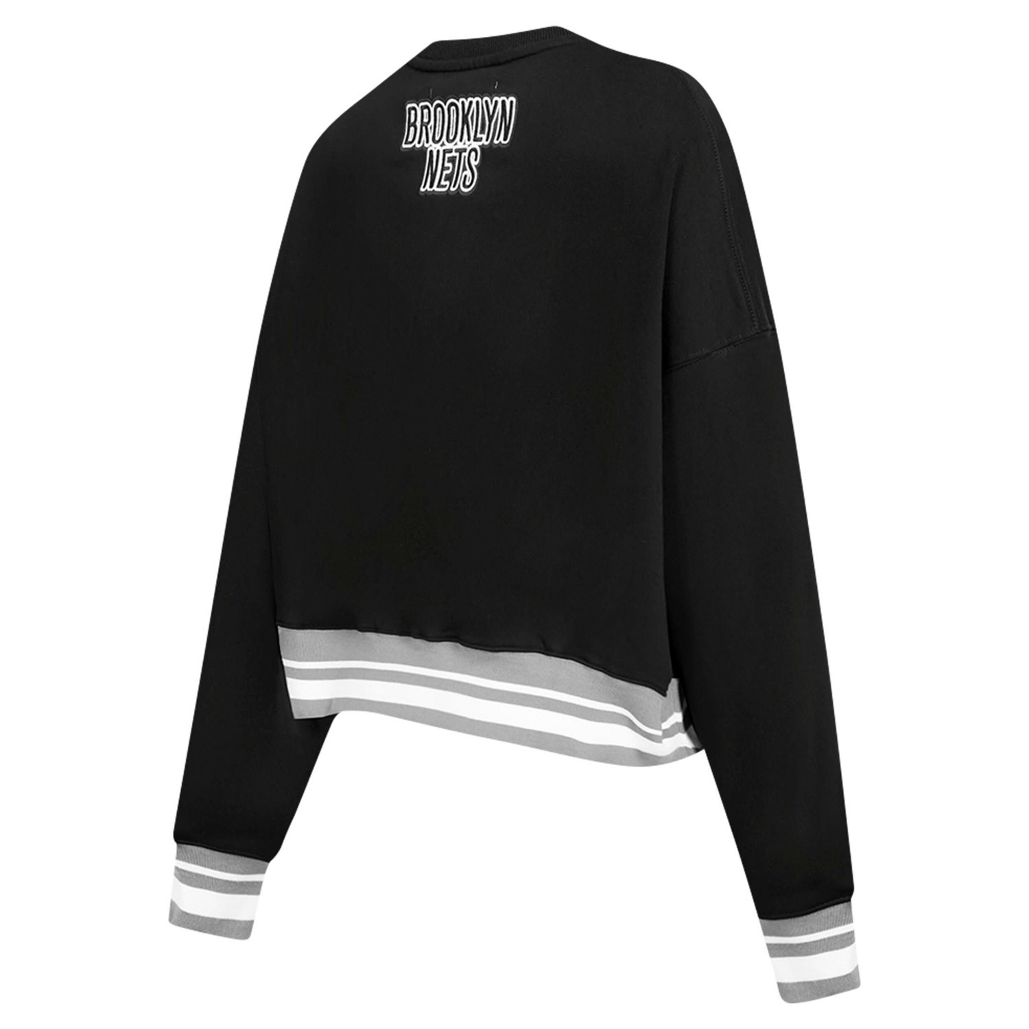 Pro Standard Brooklyn Nets Area Code Cropped Pullover Sweatshirt - view number 3