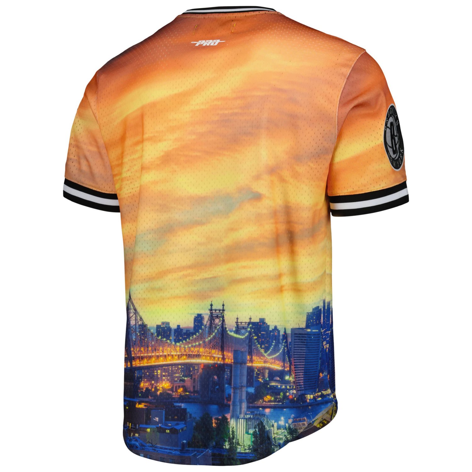 Pro Standard Brooklyn Nets Cityscape Stacked Logo T-Shirt - view number 3