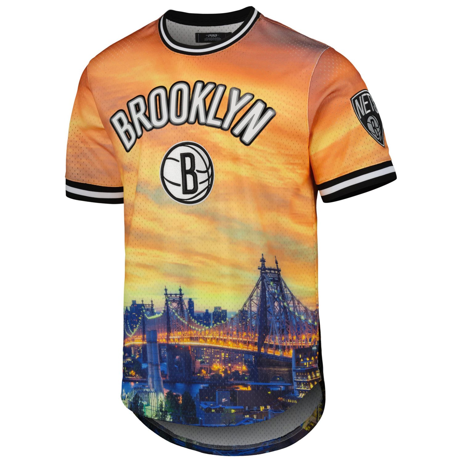 Pro Standard Brooklyn Nets Cityscape Stacked Logo T-Shirt - view number 2