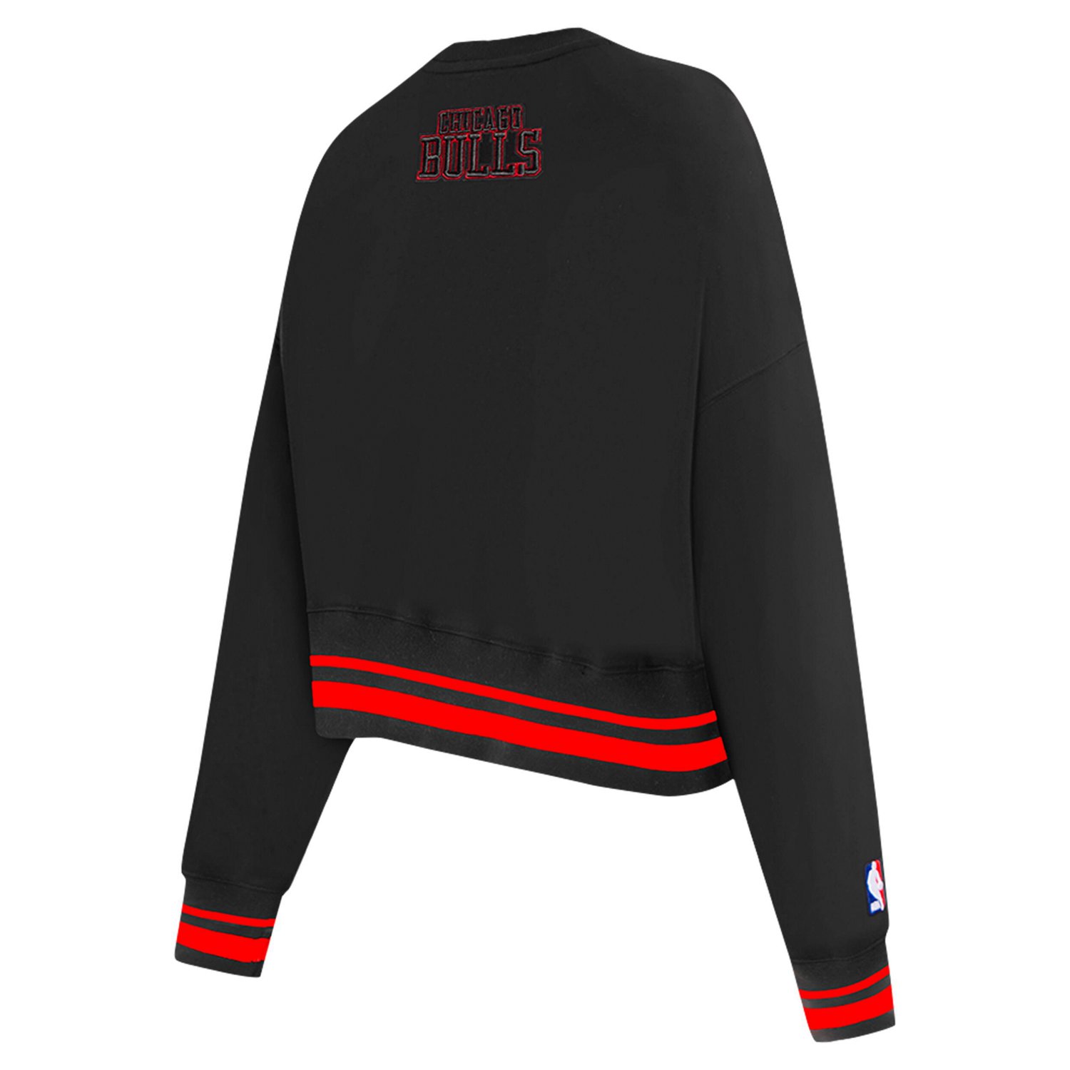 Pro Standard Chicago Bulls Area Code Cropped Pullover Sweatshirt - view number 3