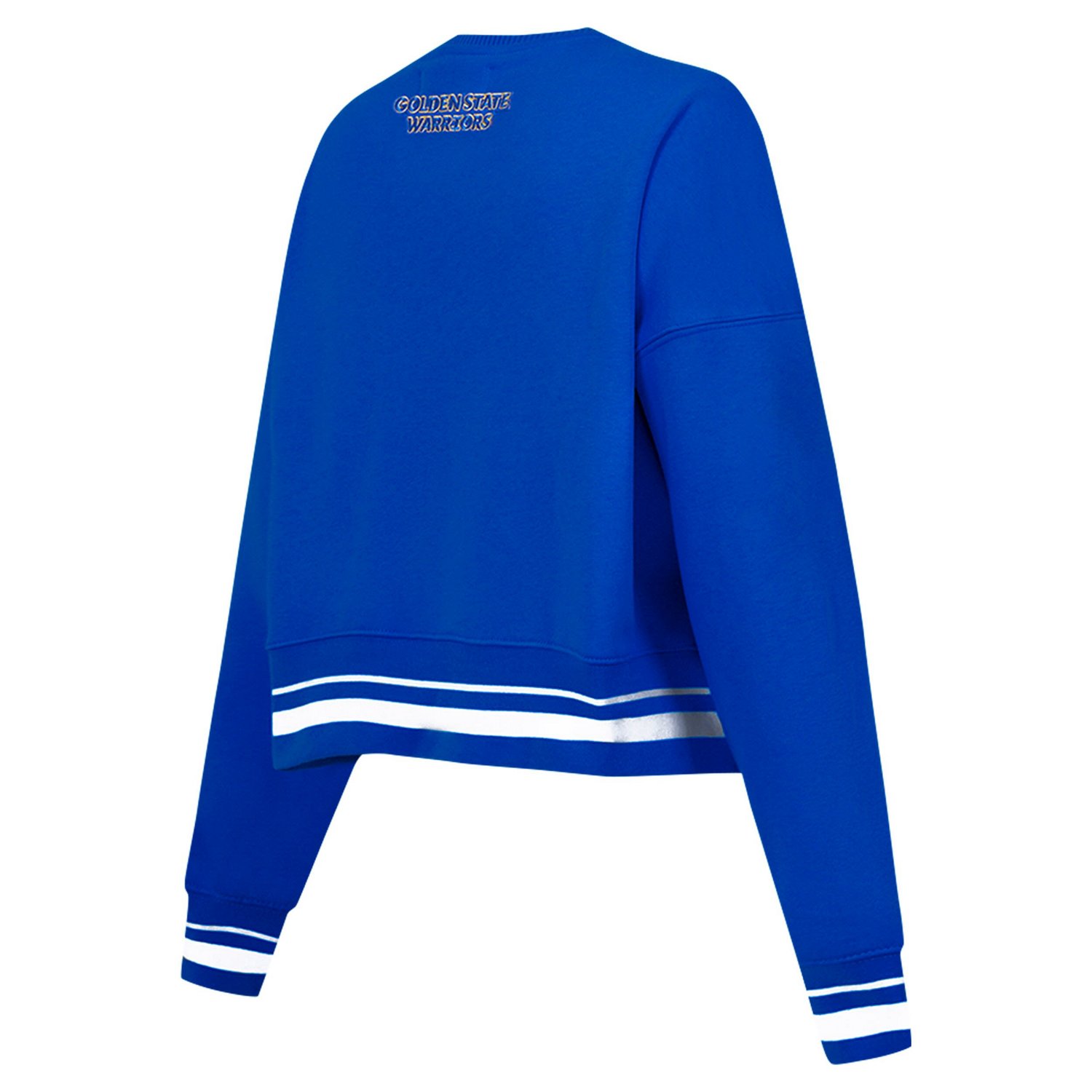 Pro Standard Golden State Warriors Area Code Cropped Pullover Sweatshirt - view number 3