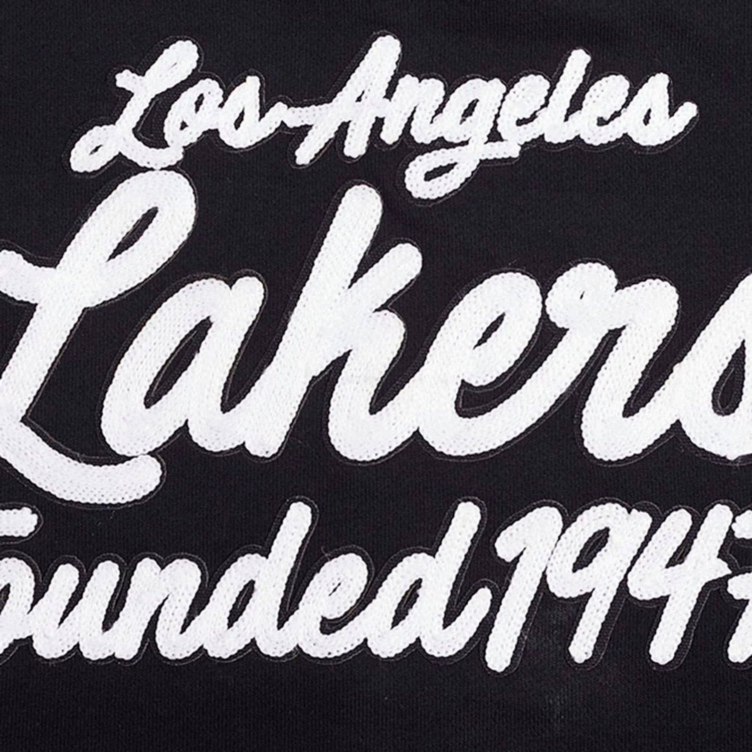 Pro Standard Los Angeles Lakers Paint The City Cropped Pullover Sweatshirt - view number 4