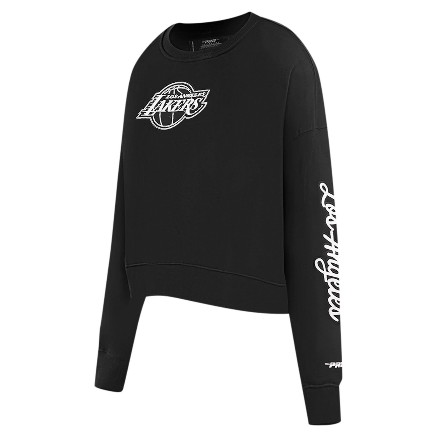 Pro Standard Los Angeles Lakers Paint The City Cropped Pullover Sweatshirt - view number 2