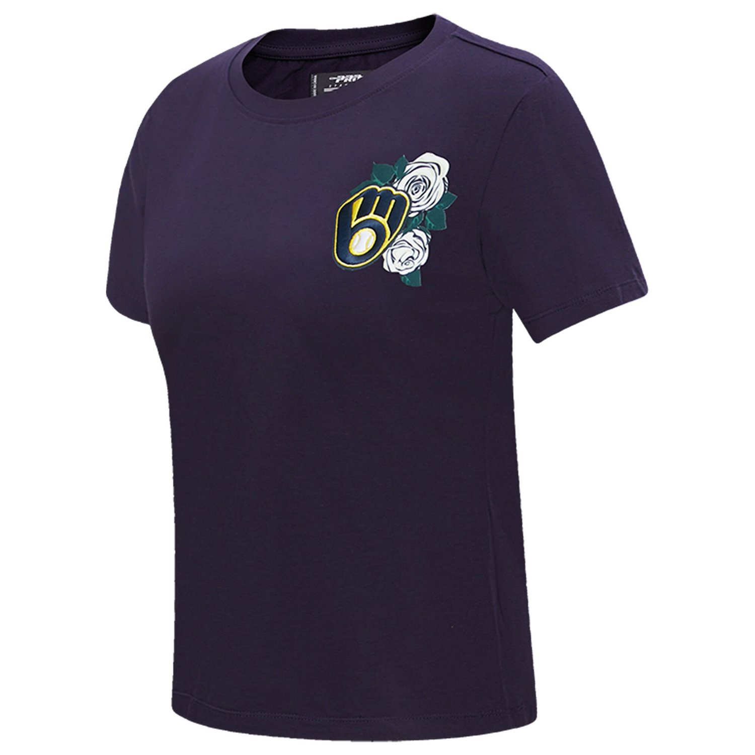 Pro Standard Milwaukee Brewers Roses Fitted T-Shirt                                                                              - view number 2