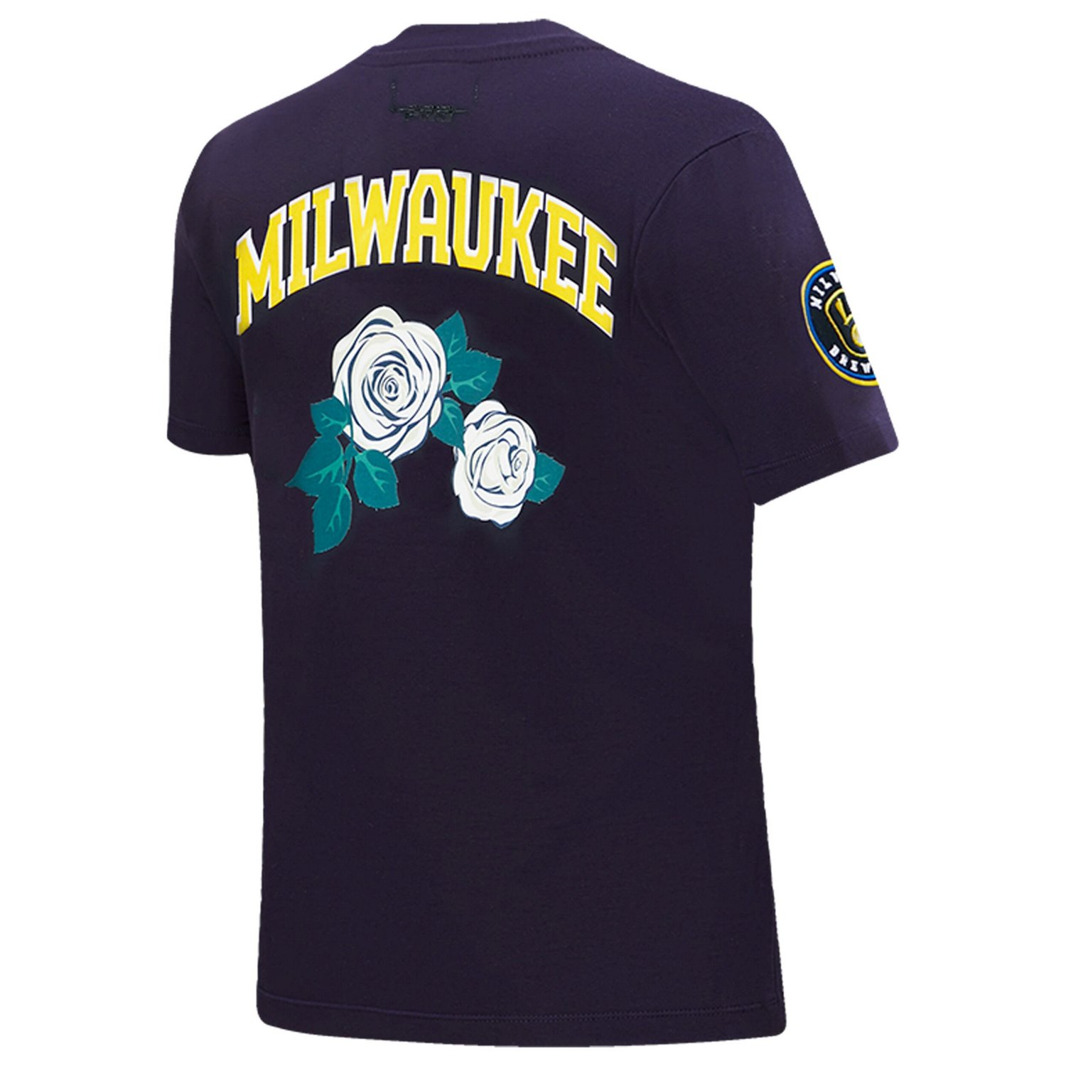 Pro Standard Milwaukee Brewers Roses Fitted T-Shirt                                                                              - view number 3