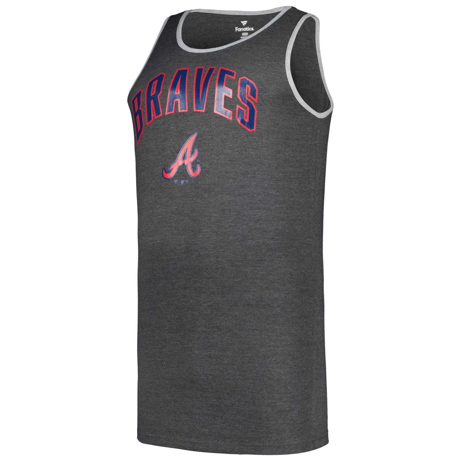 Profile Atlanta Braves Big  Tall Arch Over Logo Tank Top - view number 2