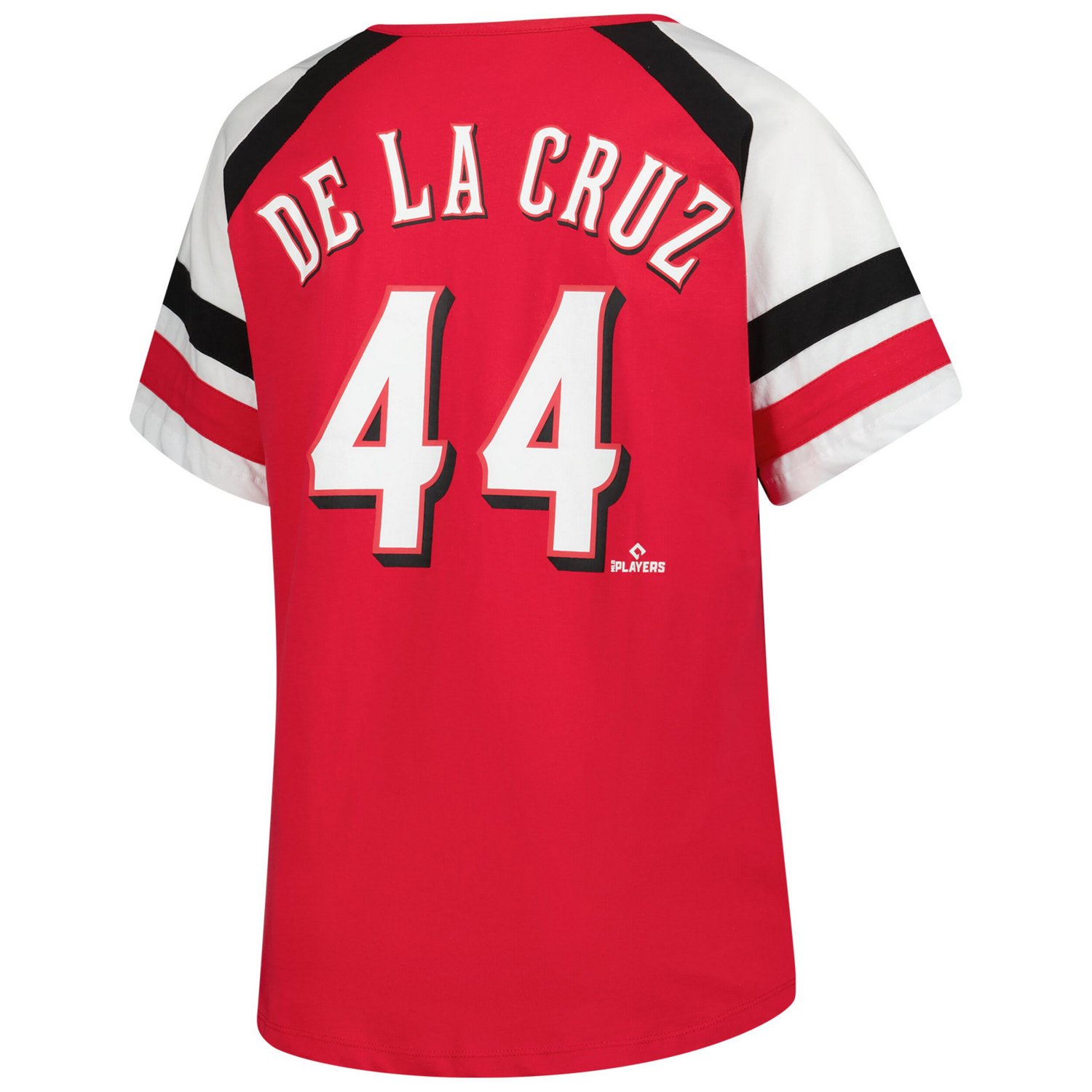 Profile Elly De La Cruz Cincinnati s Plus Size Name  Number Raglan T-Shirt - view number 3