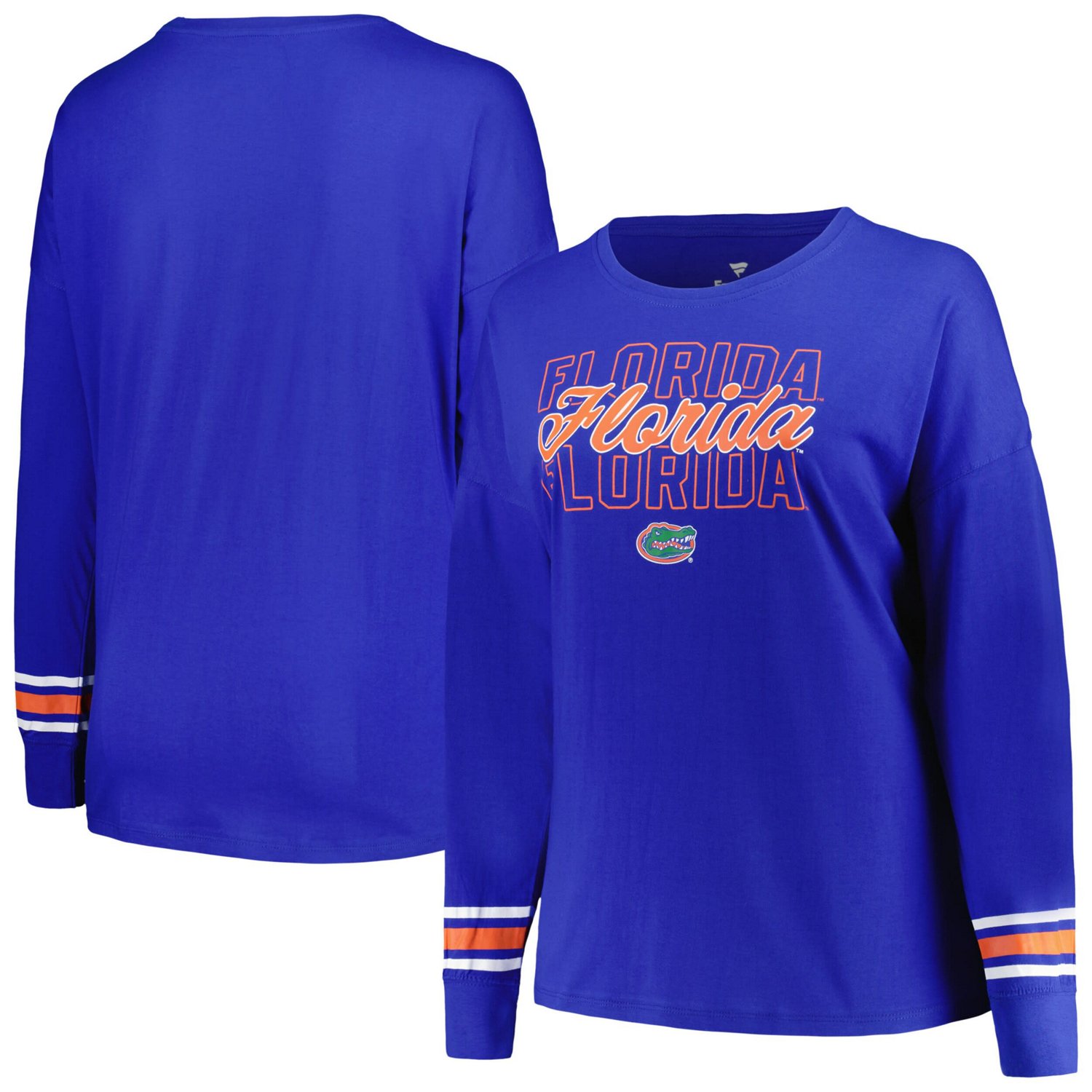 Profile Florida Gators Plus Triple Script Scoop Neck Long Sleeve T-Shirt