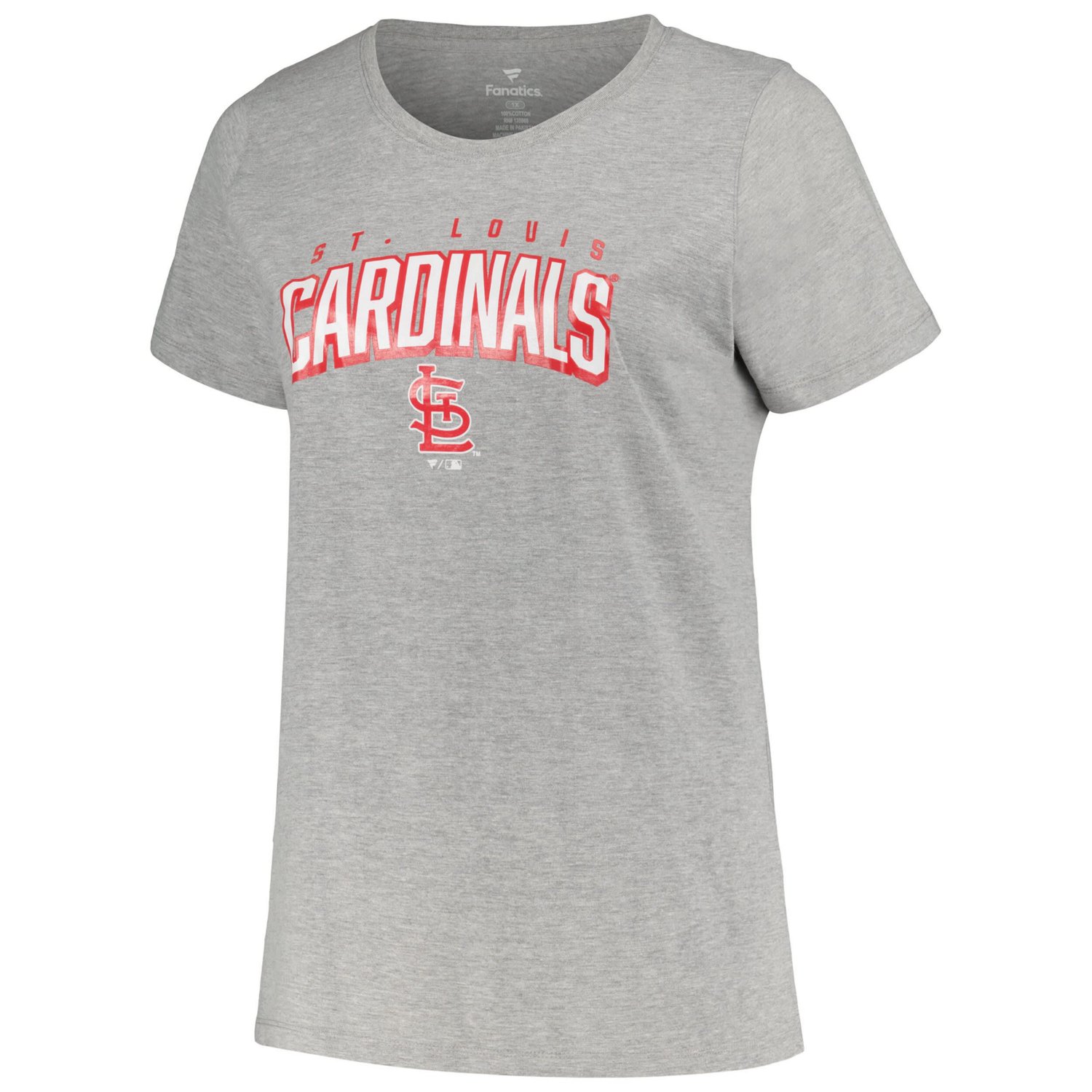 Profile Heather Gray St Louis Cardinals Plus Size T-Shirt Combo Pack - view number 4