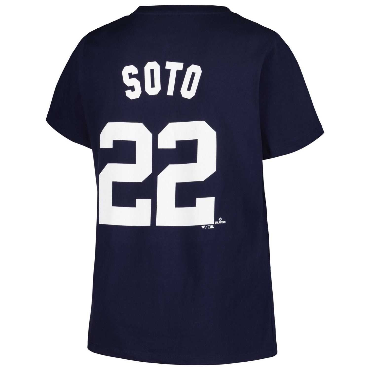 Profile Juan Soto New York Yankees Plus Size Player Name  Number T-Shirt - view number 3