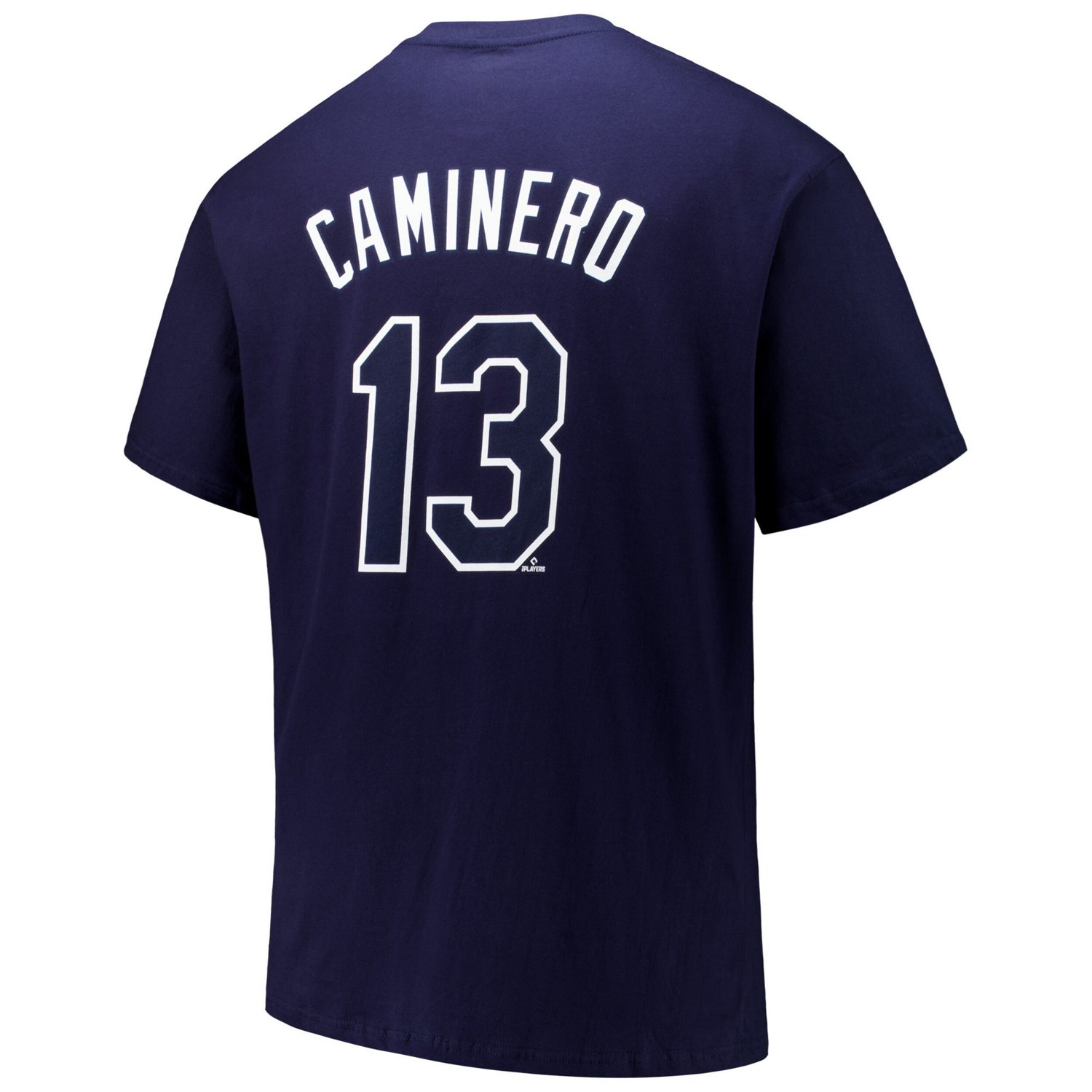 Profile Junior Caminero Tampa Bay Rays Big  Tall Name  Number T-Shirt - view number 3