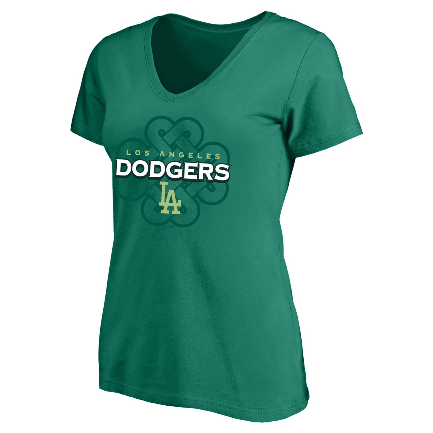 Profile Kelly Los Angeles Dodgers Plus Size Celtic V-Neck T-Shirt - view number 2