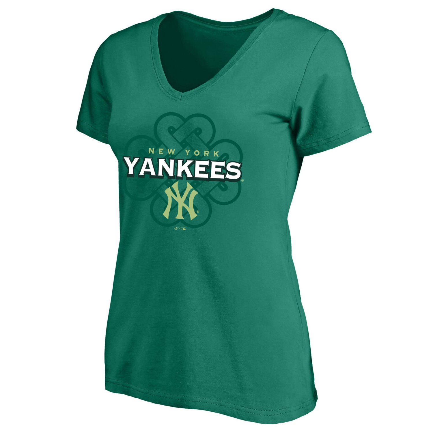 Profile Kelly New York Yankees Plus Size Celtic V-Neck T-Shirt - view number 2