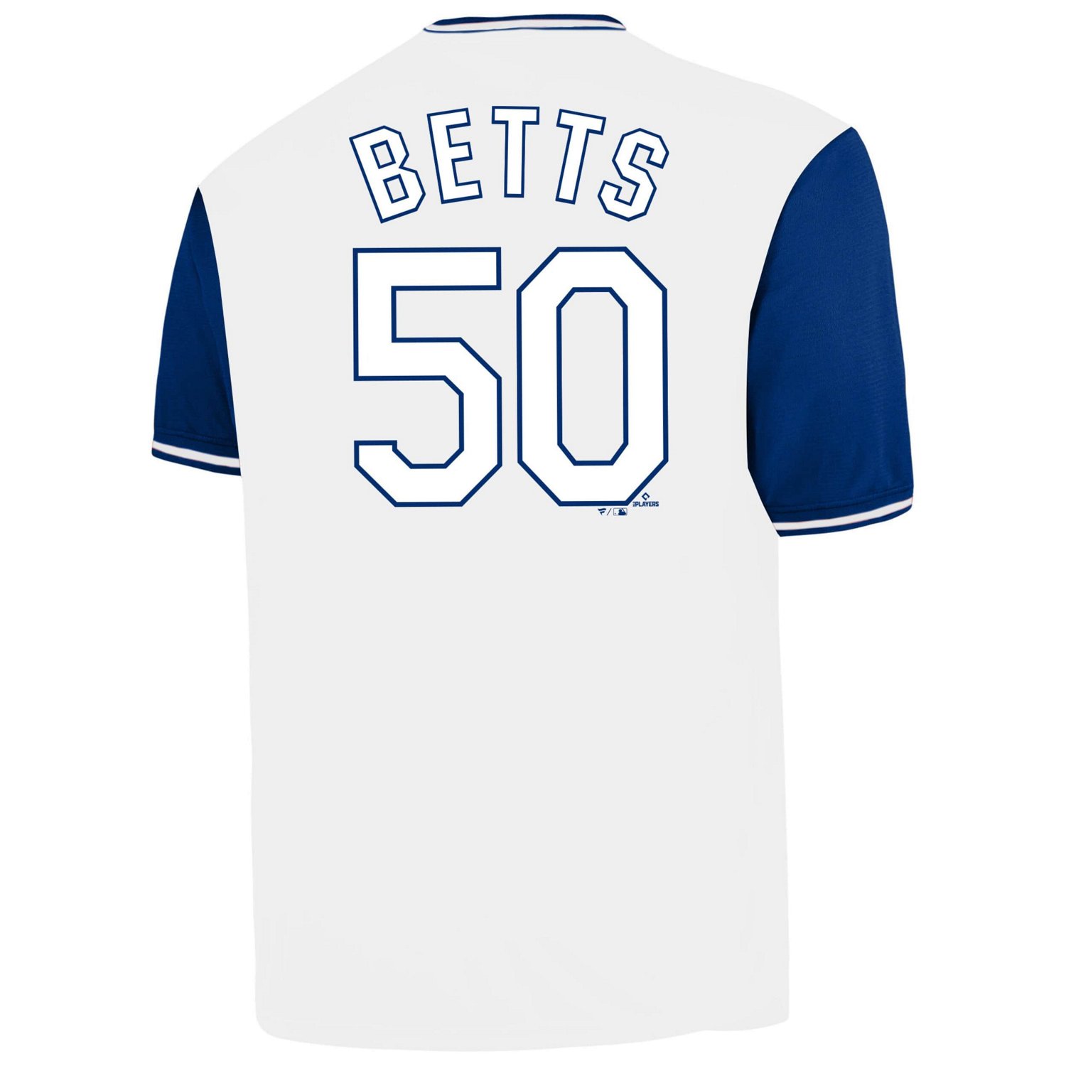 Profile Mookie Betts Los Angeles Dodgers Big  Tall Name  Number Birdeye V-Neck T-Shirt - view number 3