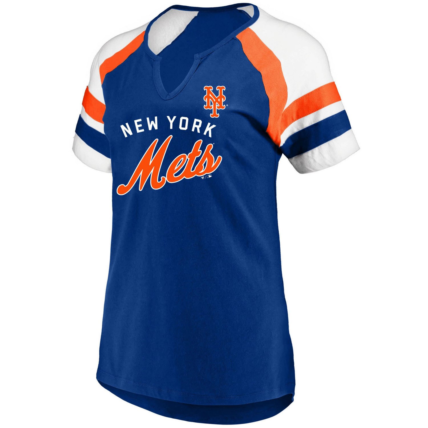 Profile New York Mets Arched Notch Neck T-Shirt - view number 2