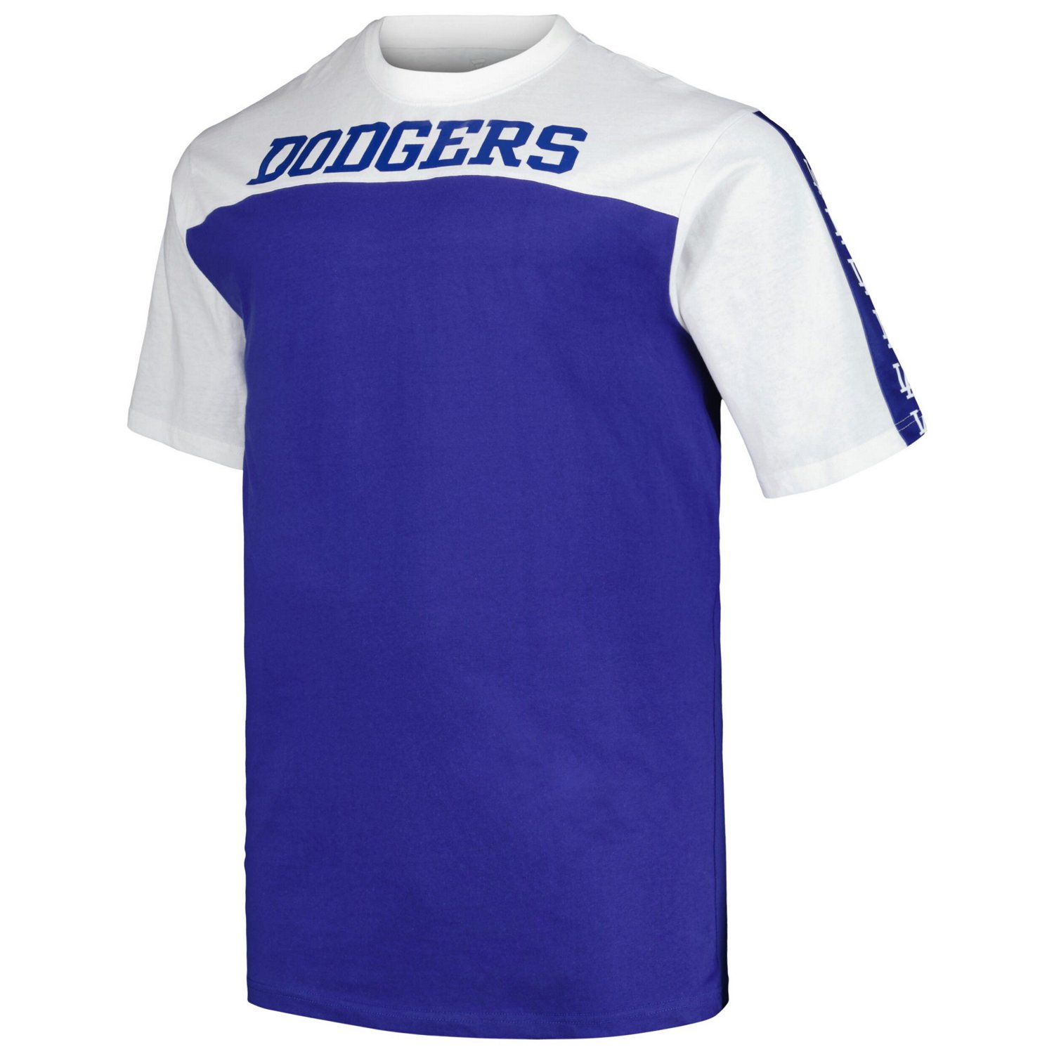 Profile Royal Los Angeles Dodgers Big  Tall Yoke Knit T-Shirt - view number 2