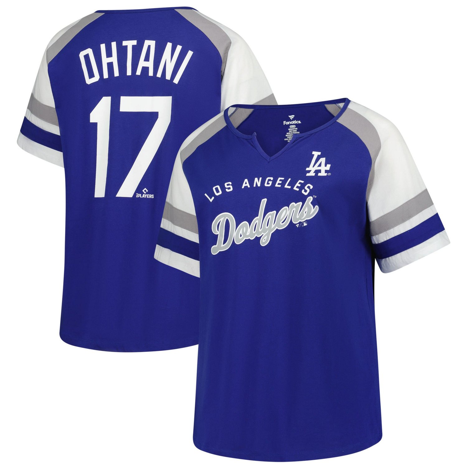Profile Shohei Ohtani Los Angeles Dodgers Plus Name  Number Raglan T-Shirt