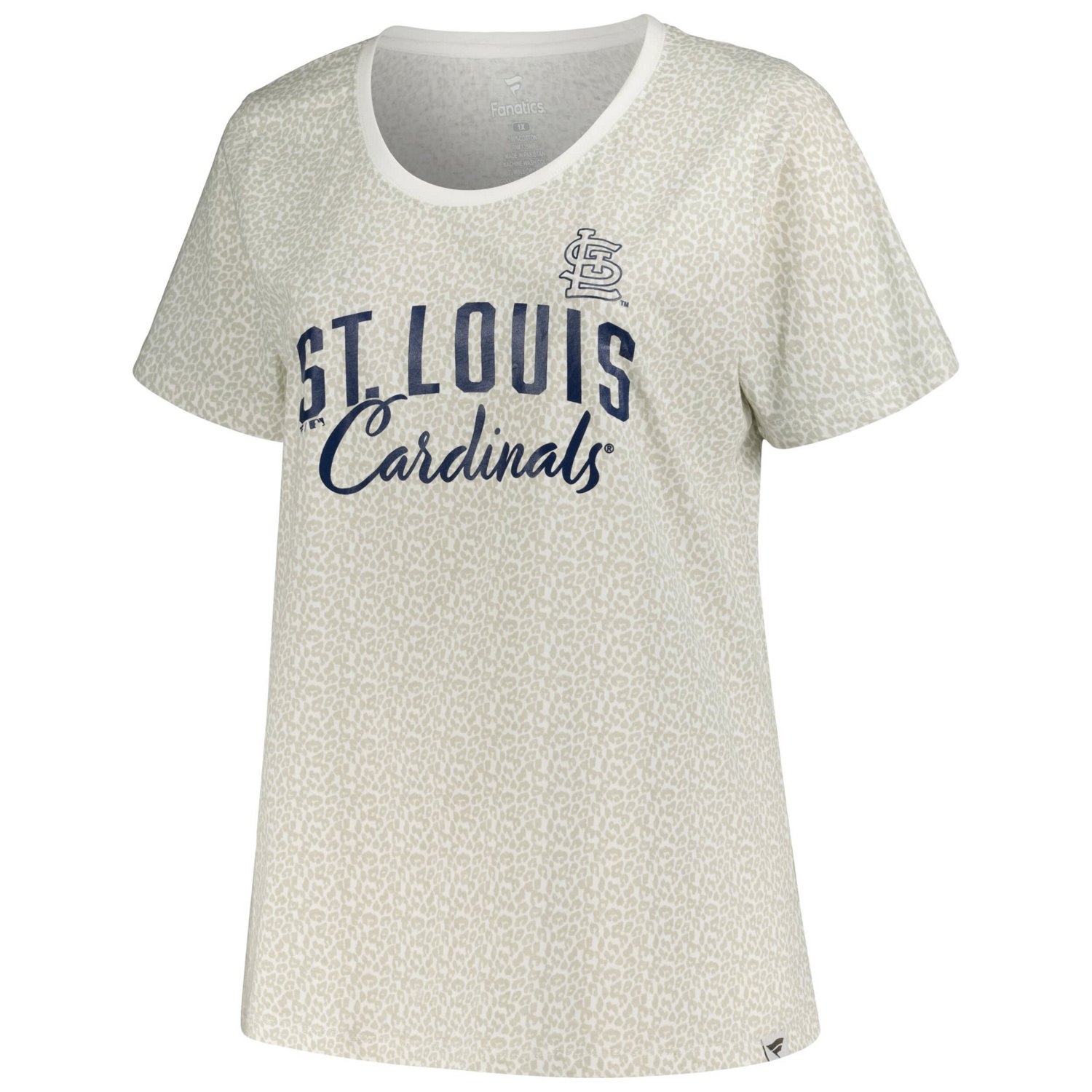 Profile St Louis Cardinals Plus Size Leopard T-Shirt - view number 2