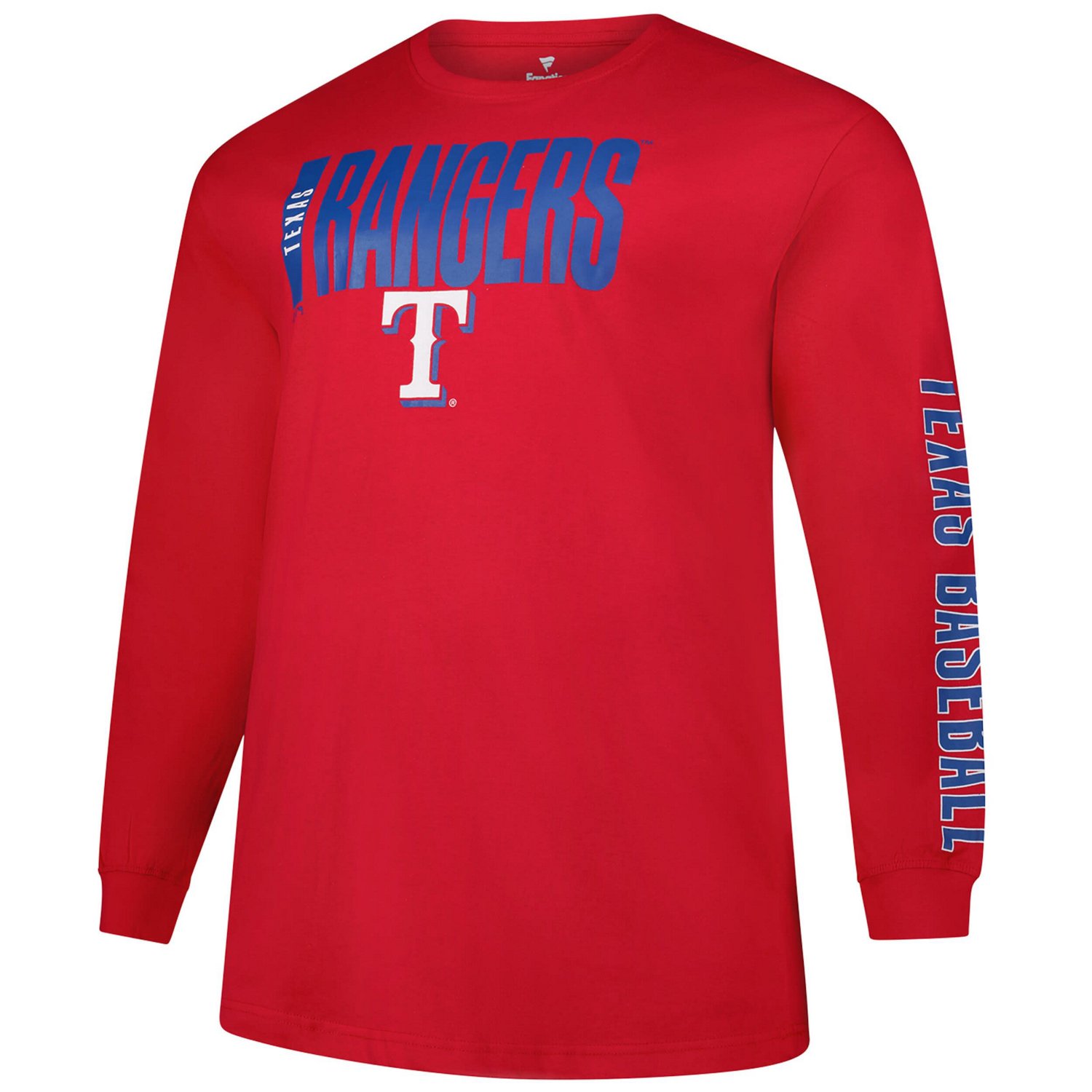 Profile Texas Rangers Big  Tall Two-Hit Long Sleeve T-Shirt - view number 2