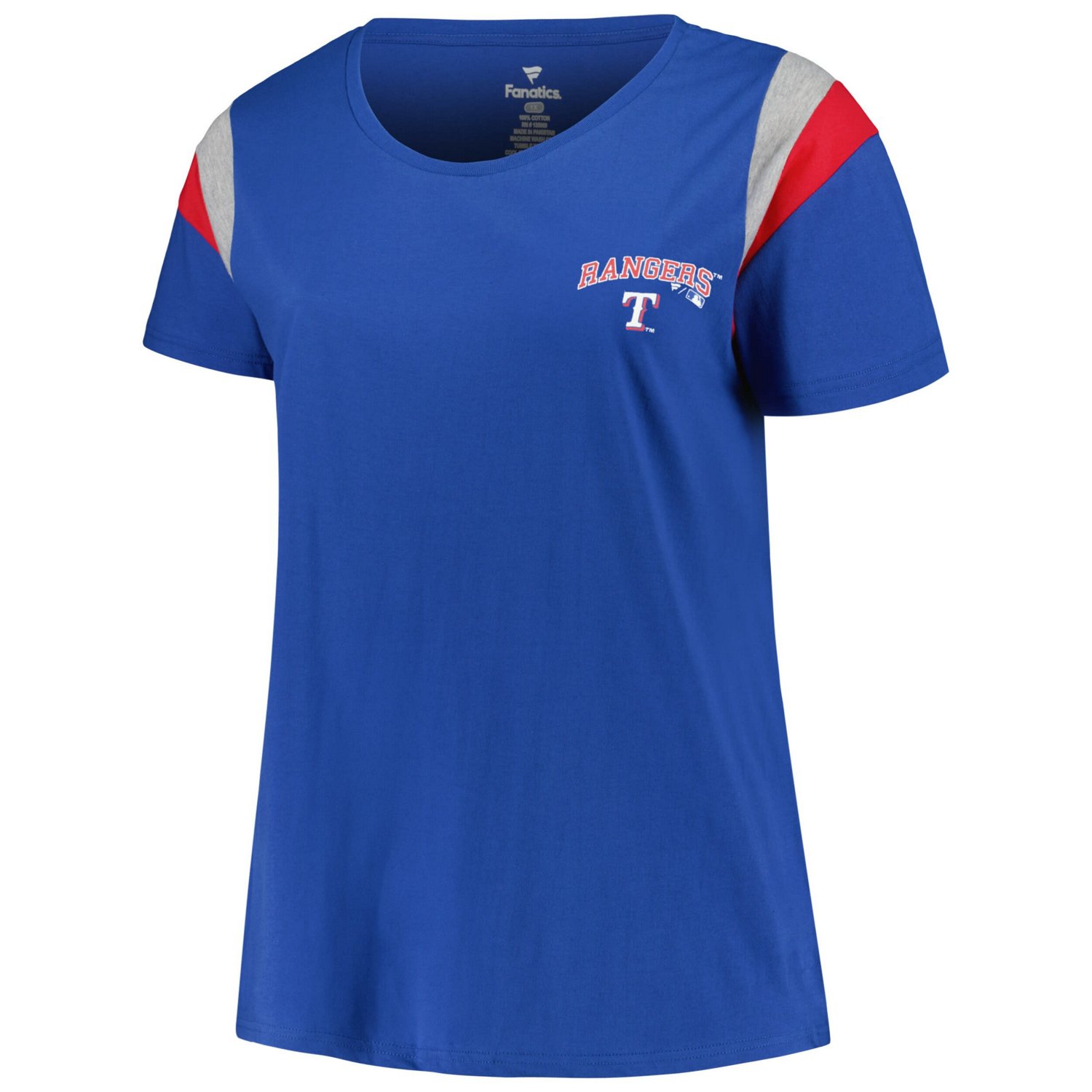 Profile Texas Rangers Plus Size Scoop Neck T-Shirt - view number 2