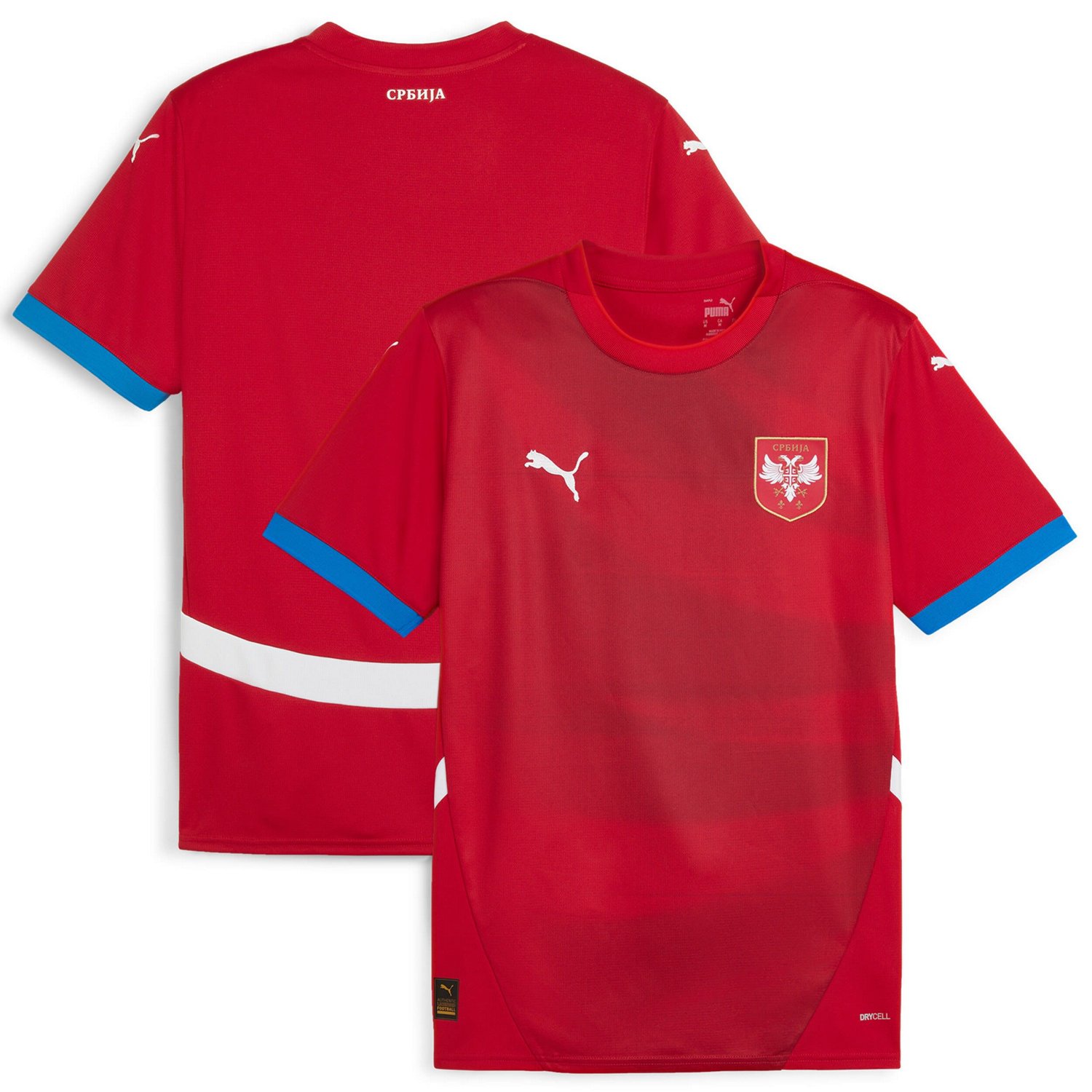 Puma Serbia National Team 2024 Home Replica Jersey                                                                               - view number 1