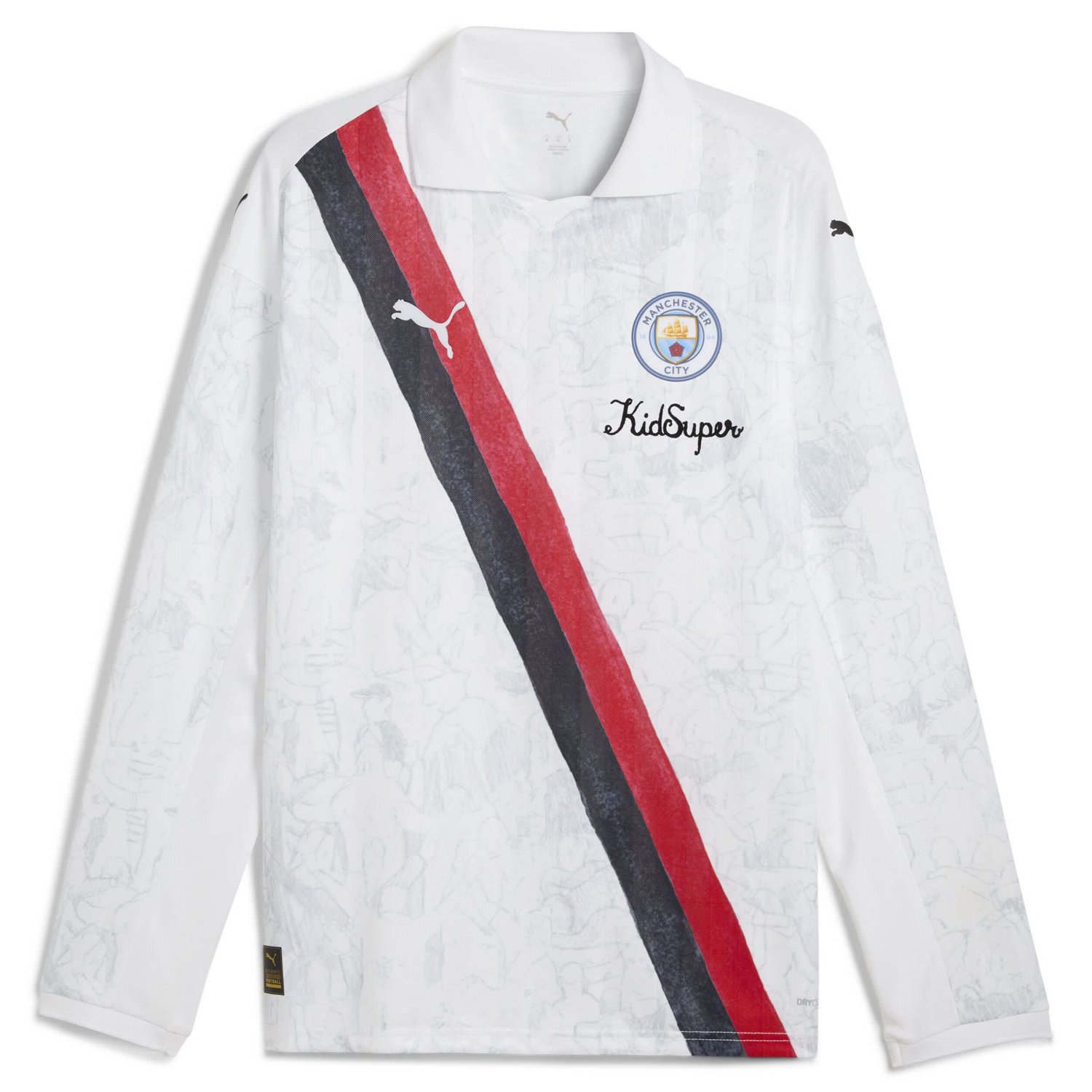 Puma x KidSuper Manchester City 2025 FIFA Club World Cup Retro Long Sleeve T-Shirt - view number 2