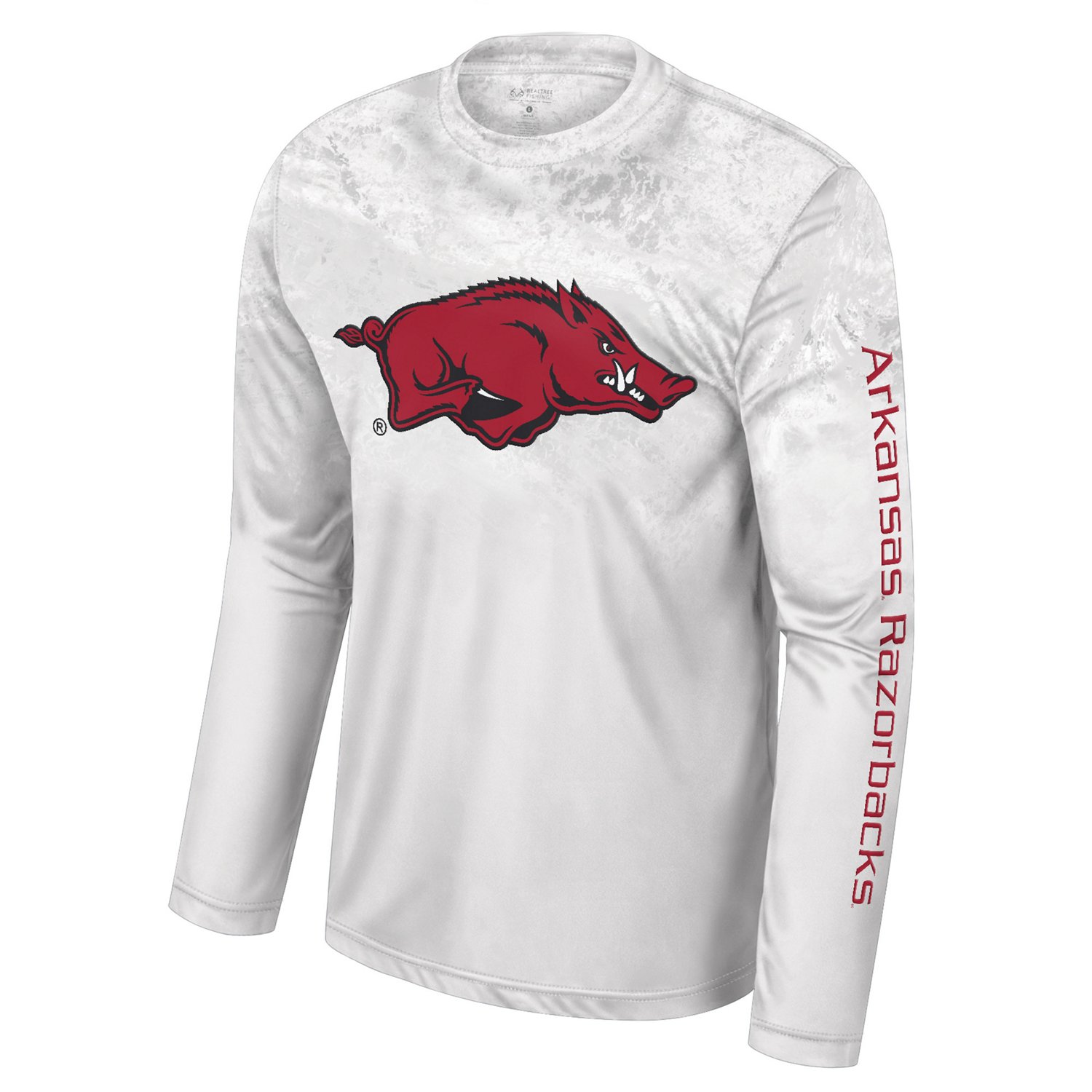 Realtree Men's University of Arkansas Erie Long Sleeve Shirt                                                                     - view number 1