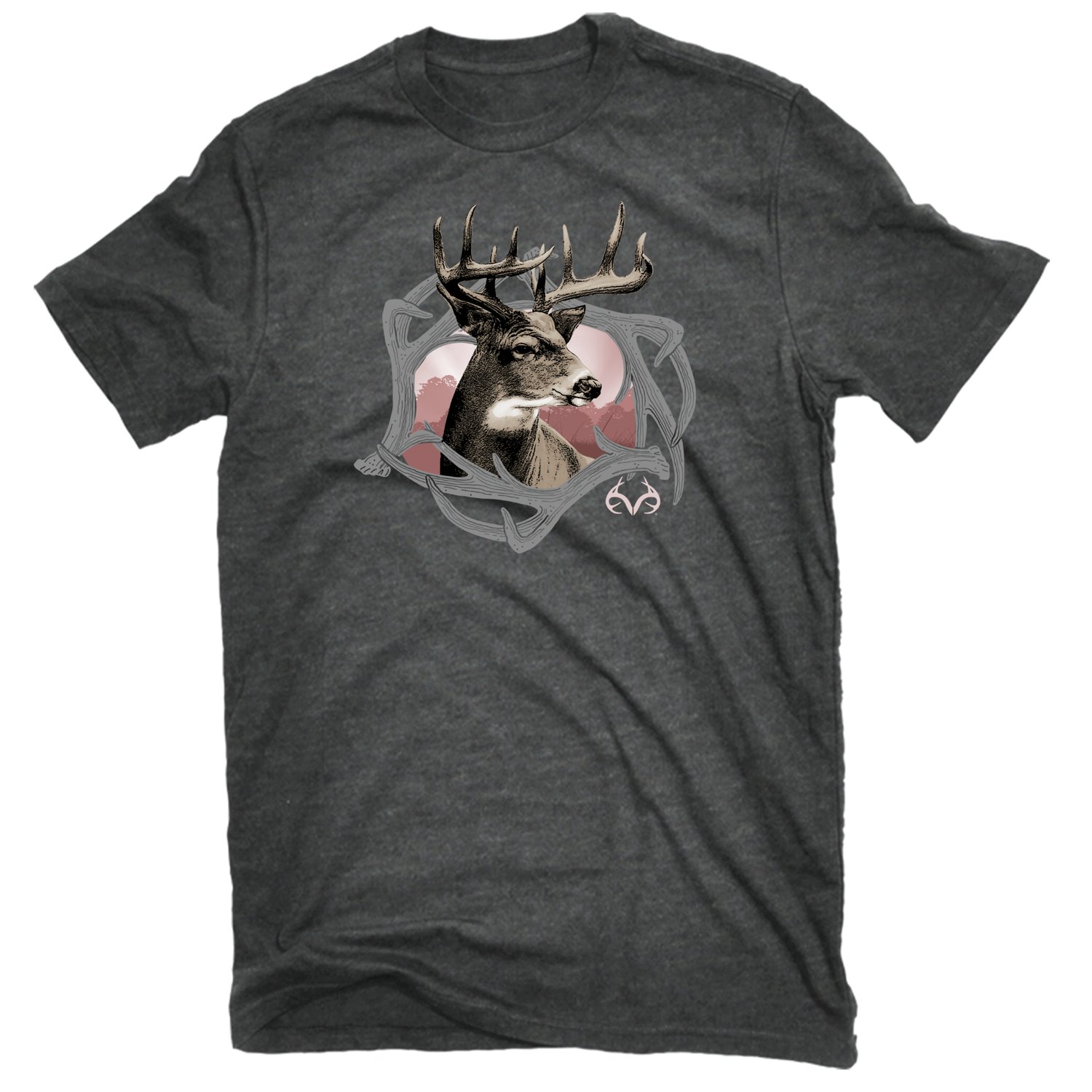 Realtree Women's Deer In Antler Frame Short Sleeve T-shirt - view number 1