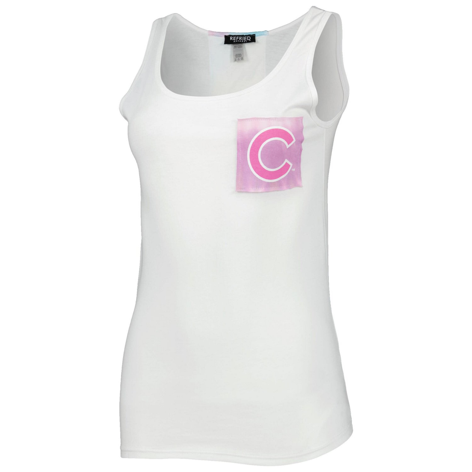Refried Apparel Chicago Cubs Tie-Dye Tank Top - view number 2