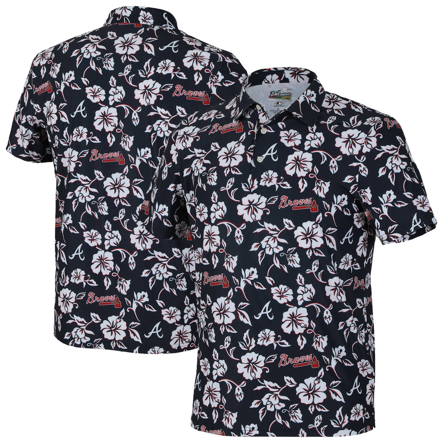Reyn Spooner Atlanta Braves Pua Performance Polo