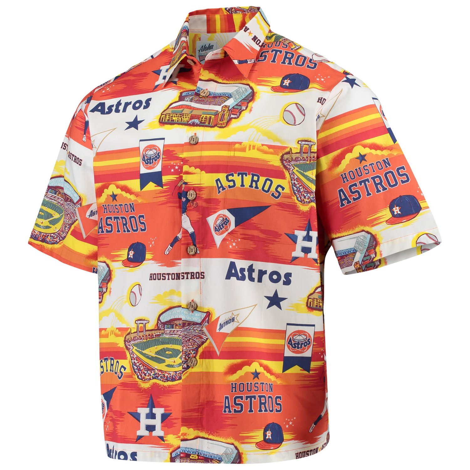 Reyn Spooner Houston Astros Scenic Button-Up Shirt