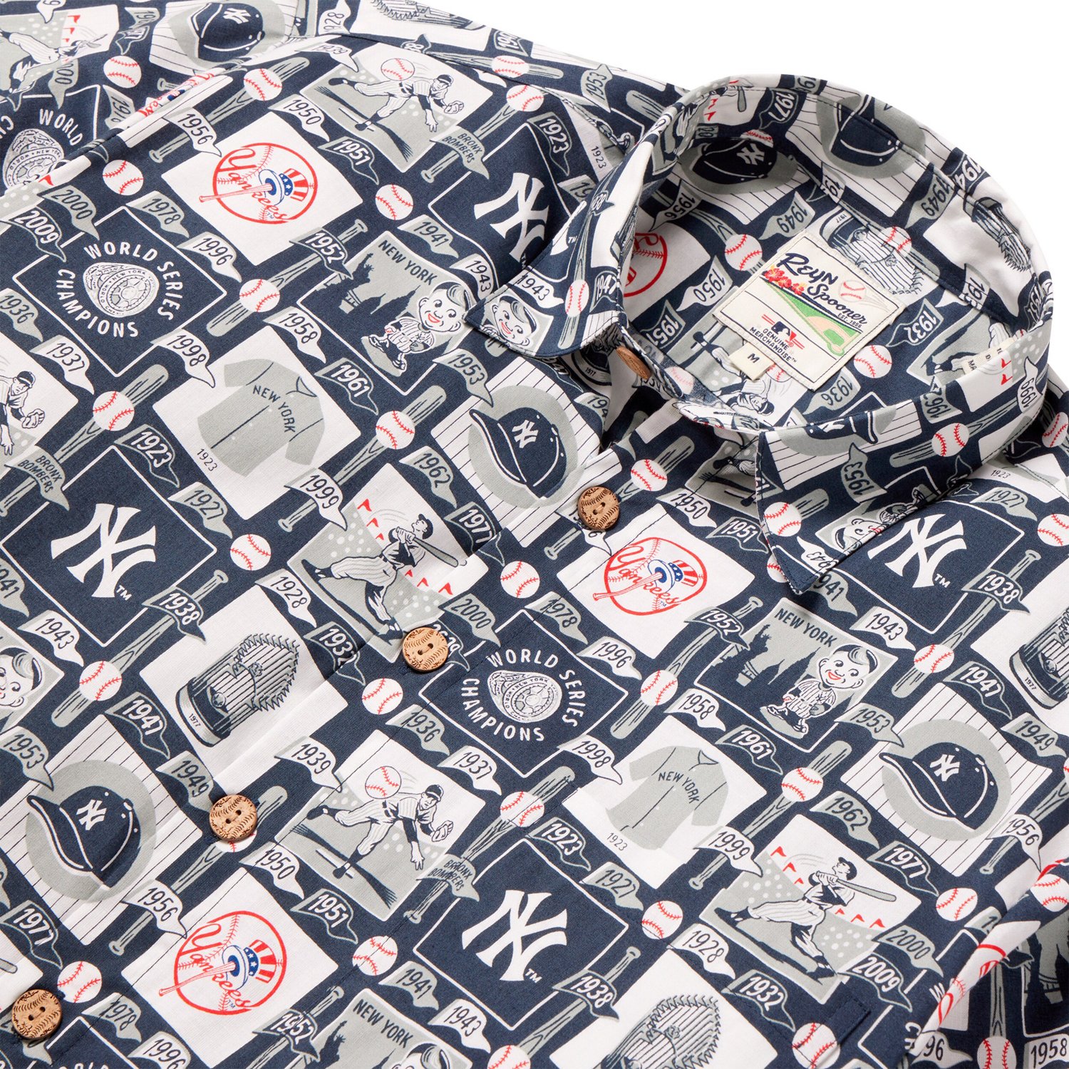 Reyn Spooner New York Yankees Champions Scenic Button-Up Shirt