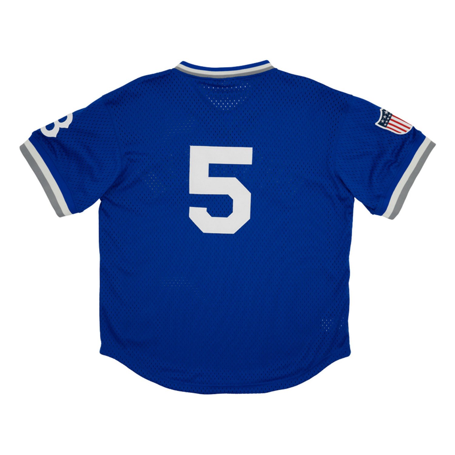 Rings  Crwns 5 Brooklyn Giants Mesh Replica V-Neck Jersey - view number 3