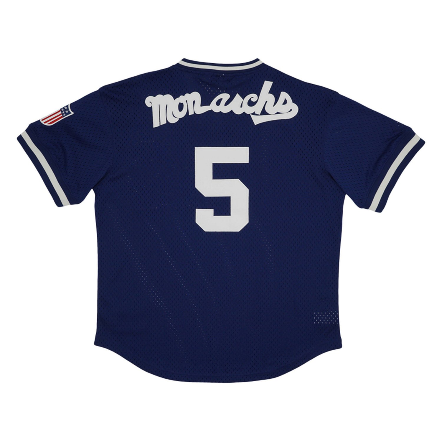 Rings  Crwns 5 Kansas City Monarchs Mesh Replica V-Neck Jersey - view number 3