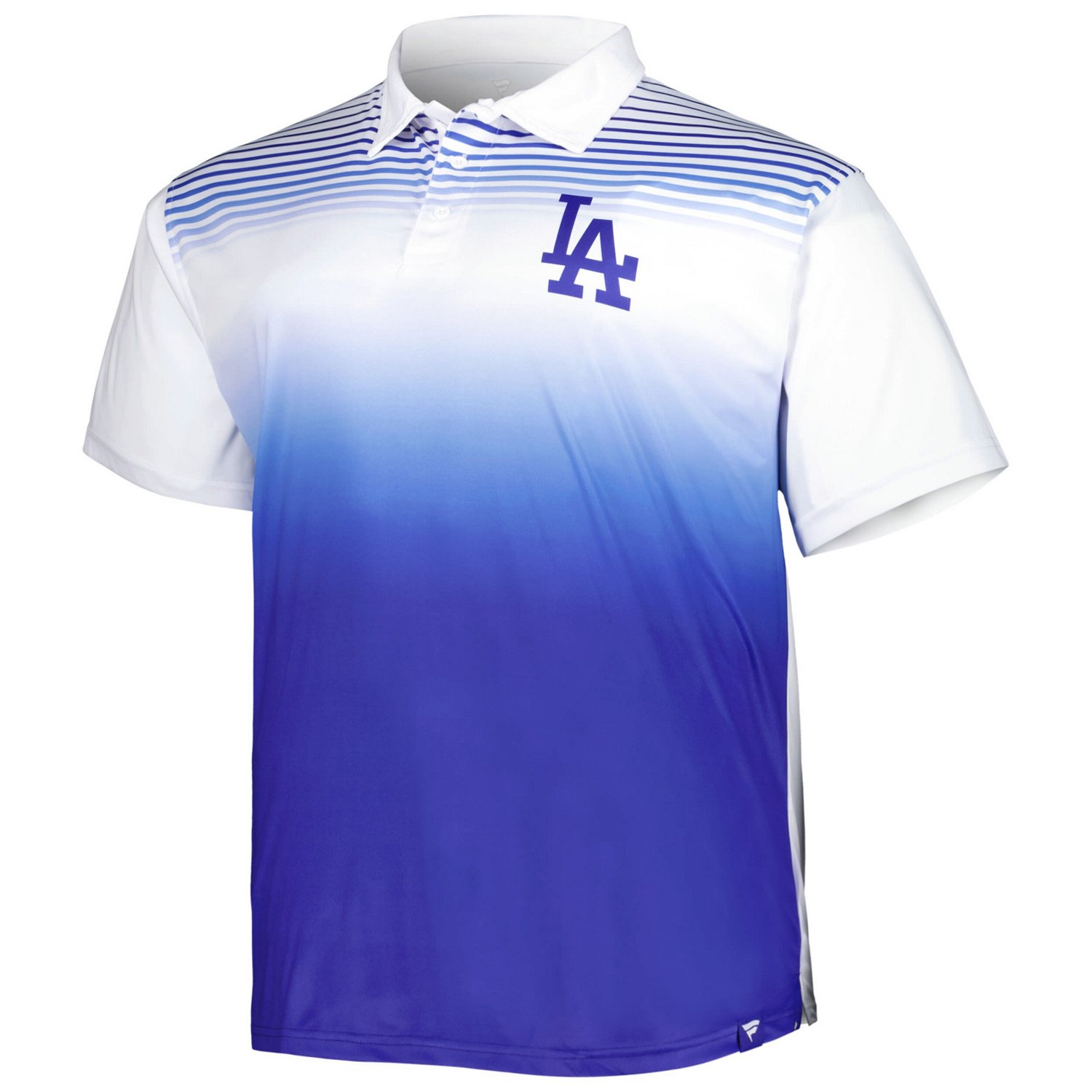 Royal Los Angeles Dodgers Big  Tall Sublimated Polo