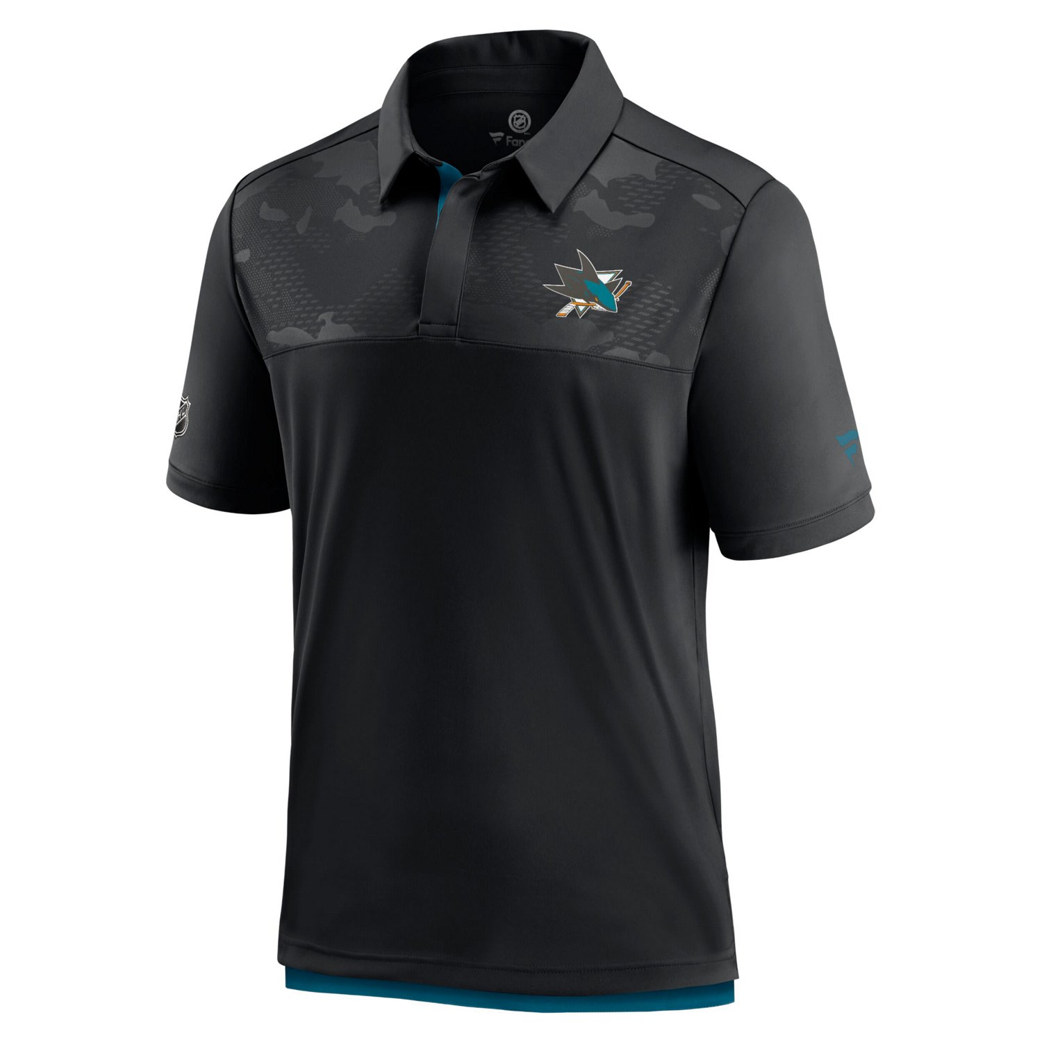 San Jose Sharks Authentic Pro Locker Room Team Polo                                                                              - view number 2