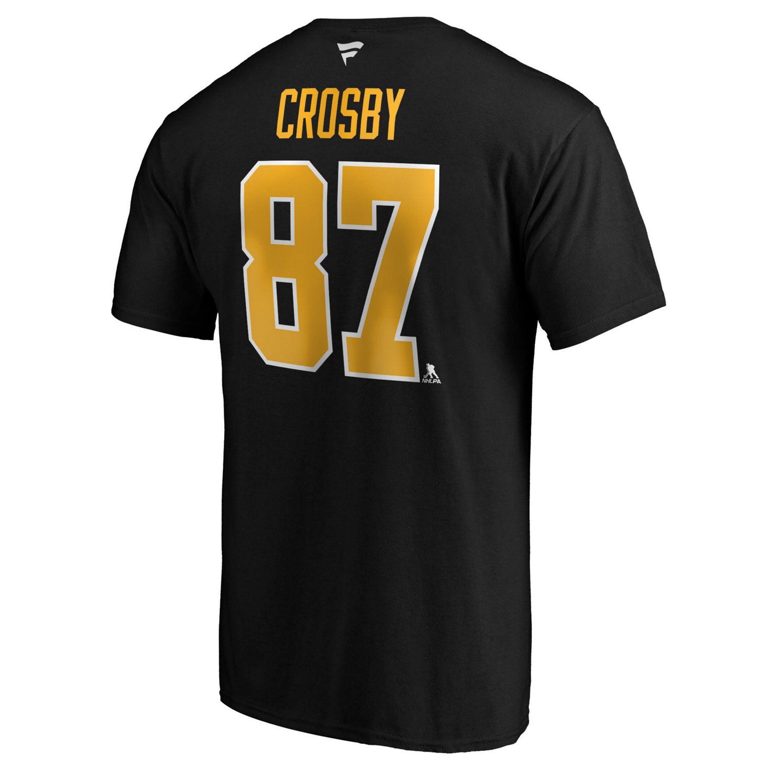 Sidney Crosby Pittsburgh Penguins Team Authentic Stack Name  Number T-Shirt