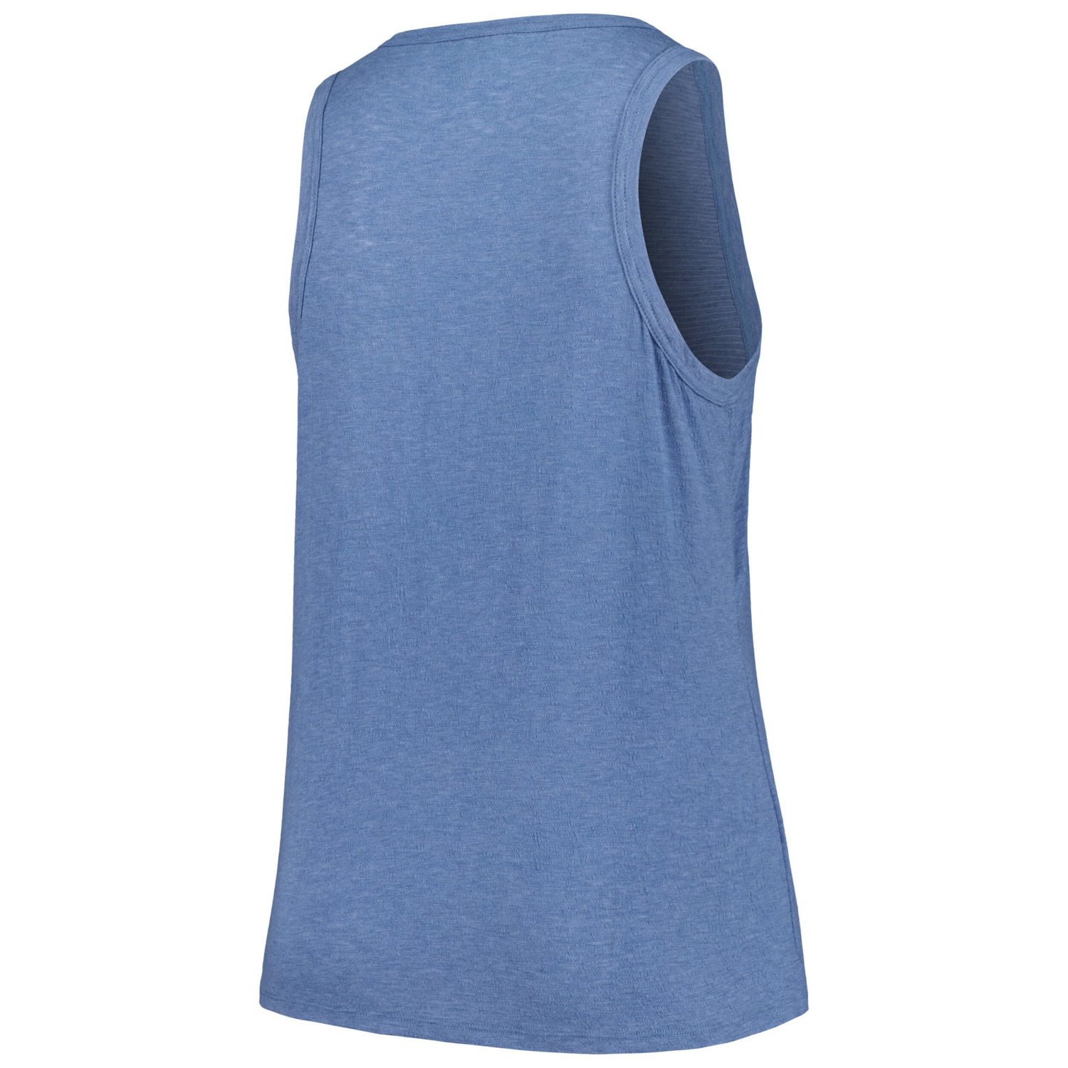 Soft as a Grape Houston Astros Plus Curvy High Neck Tri-Blend Tank Top